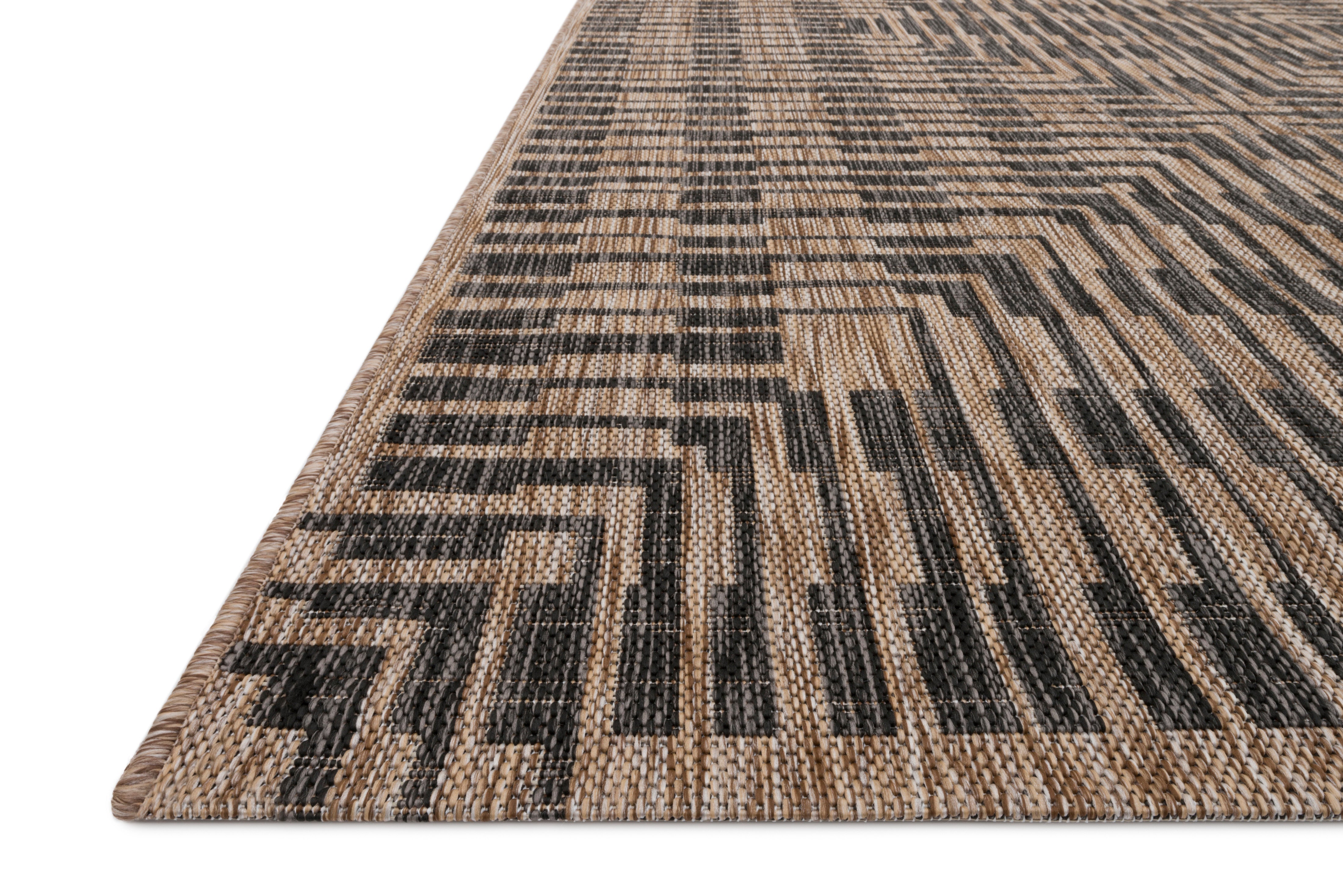 Loloi Isle IE-09 Brown / Black Area Rug