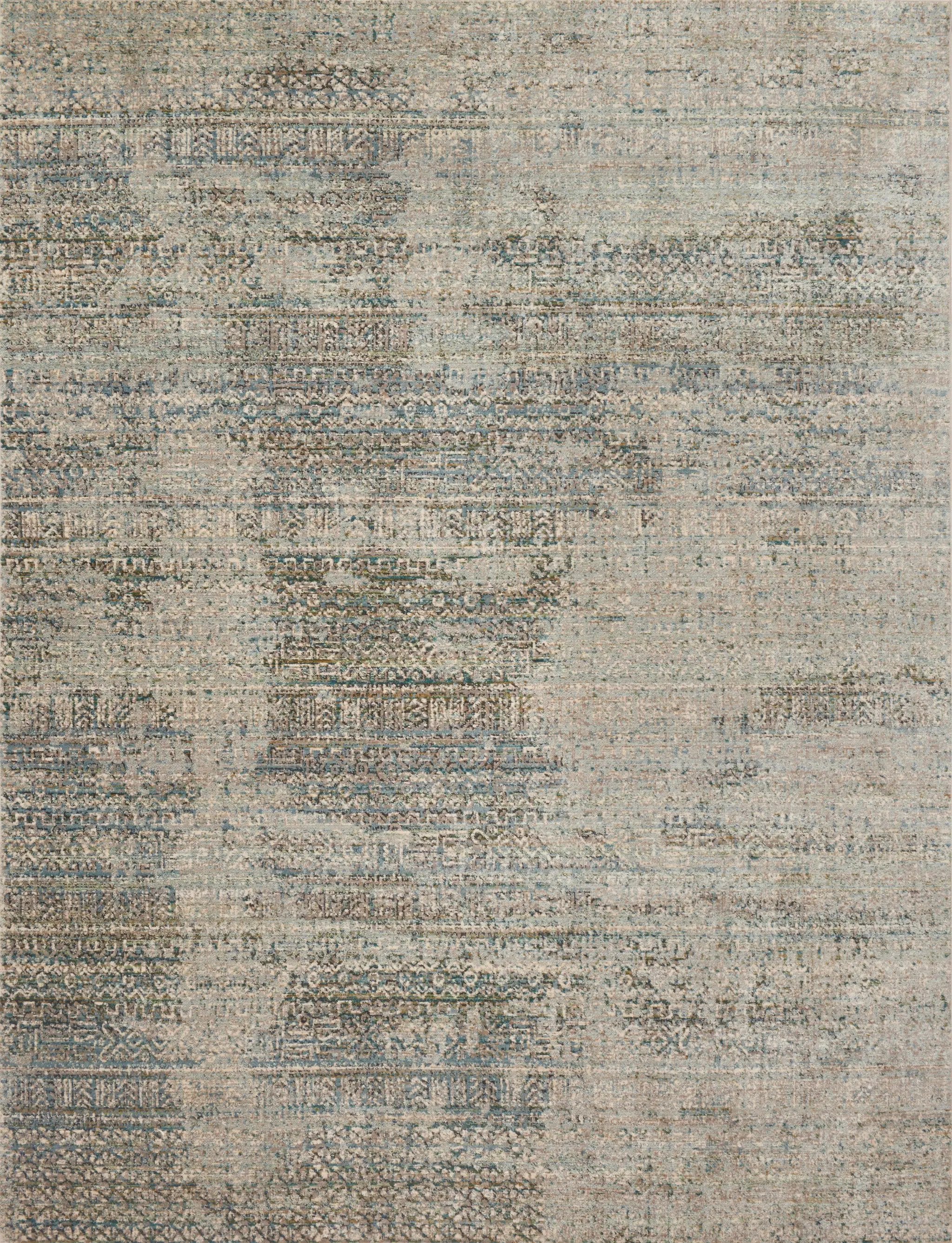 Javari JV-05 Ivory / Sea Area Rug by Loloi