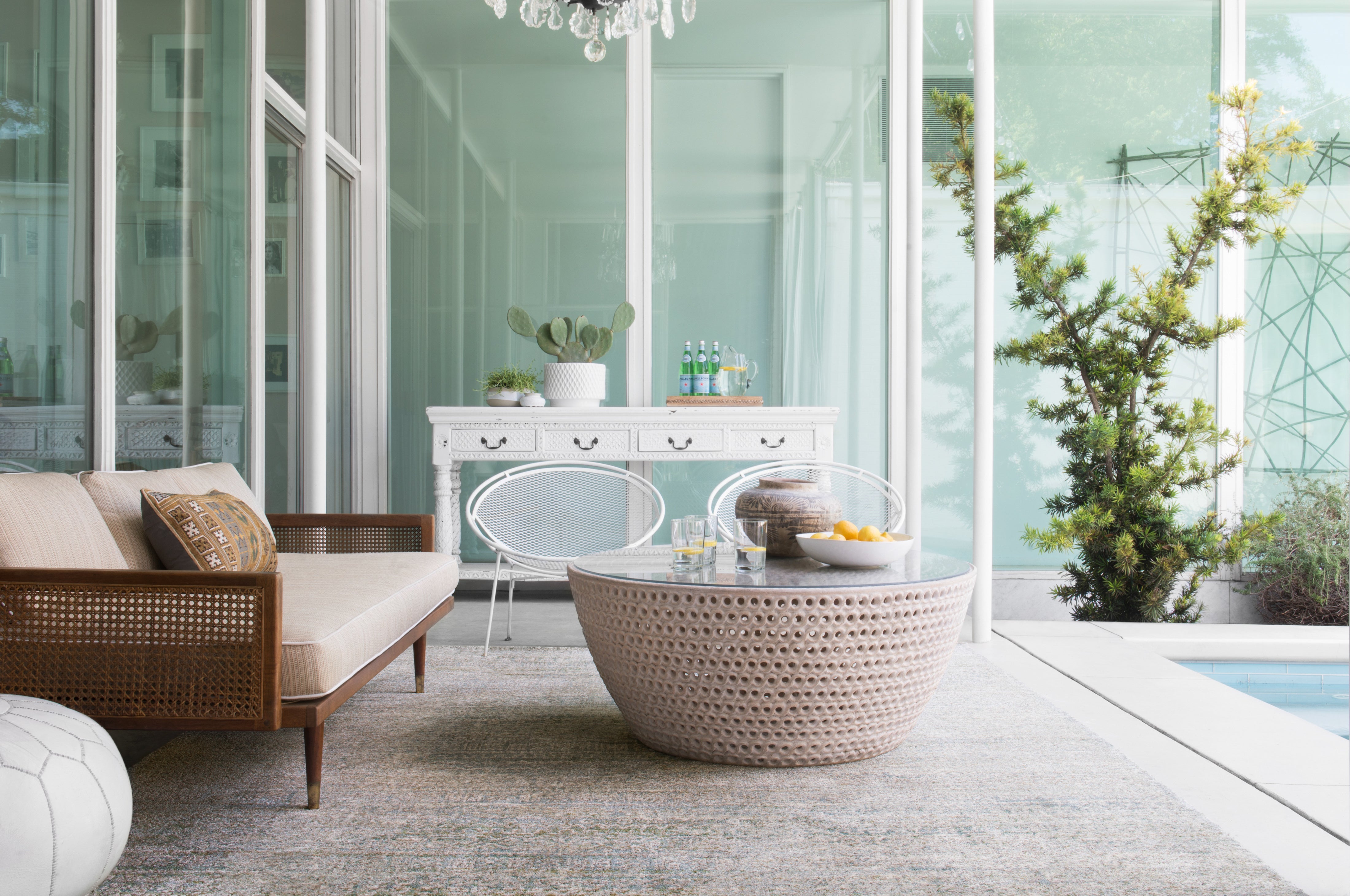 Loloi Javari JV-05 Ivory / Sea Area Rug