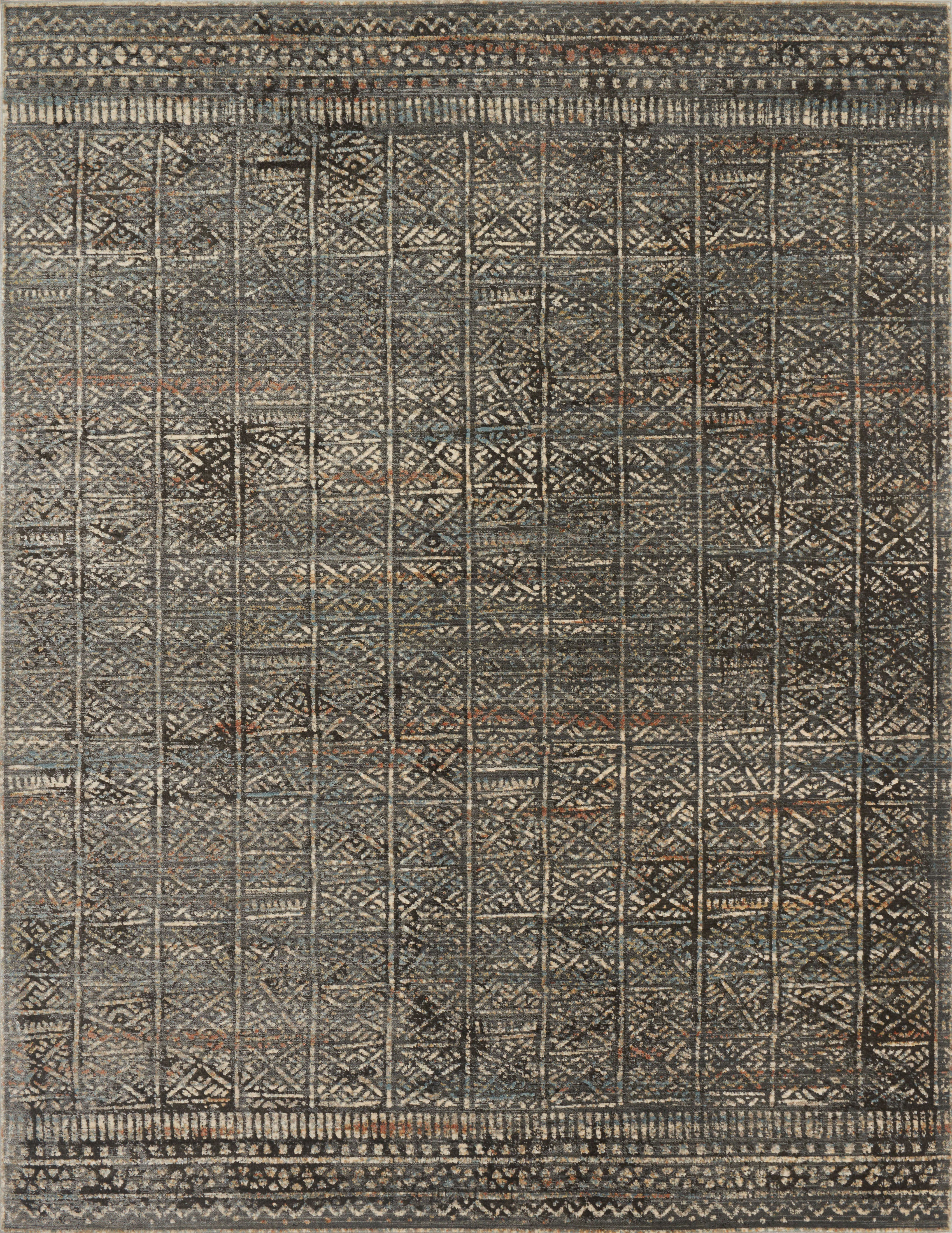 Loloi Javari JV-06 Charcoal / Silver Area Rug