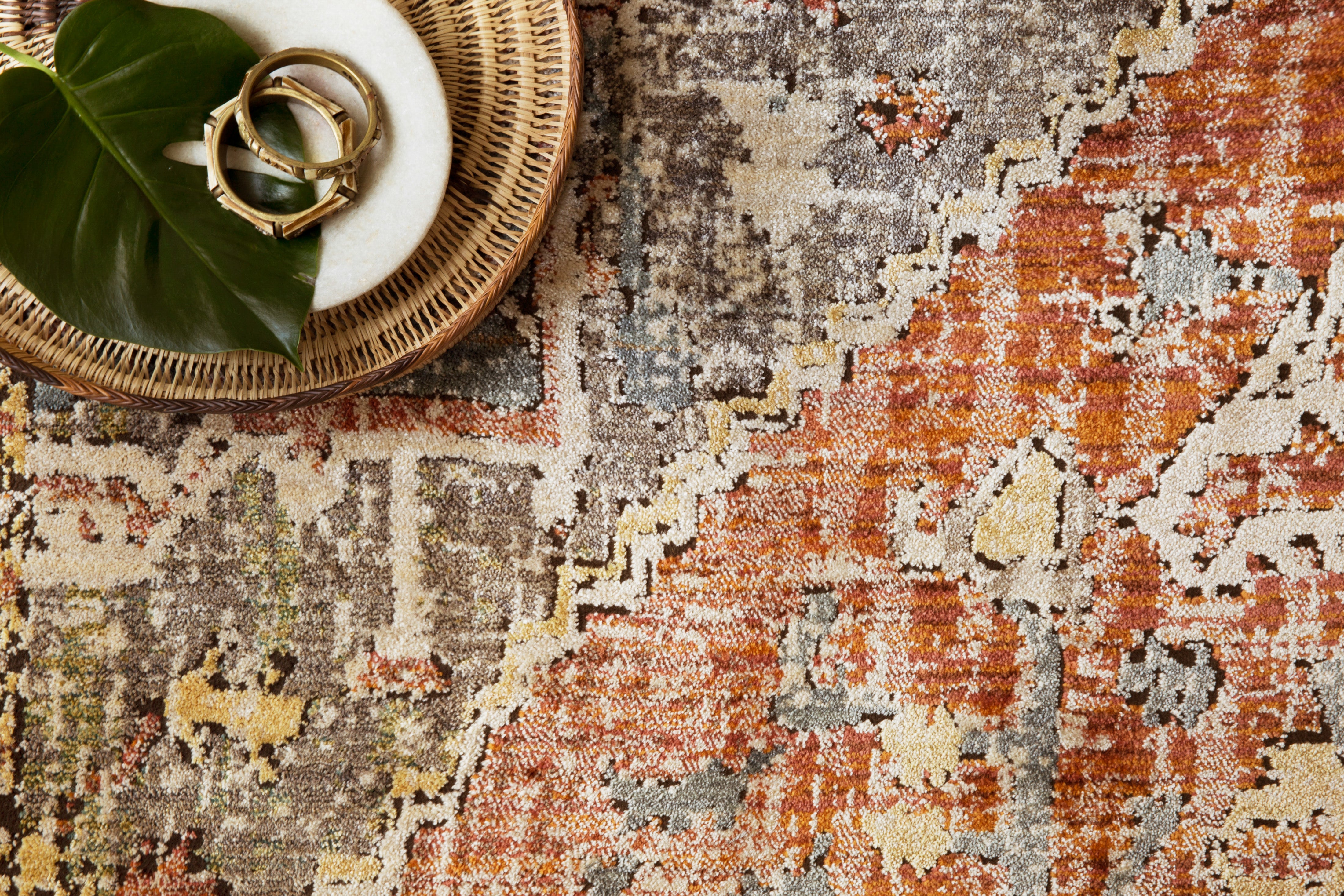 Loloi Javari JV-08 Berry / Sunrise Area Rug