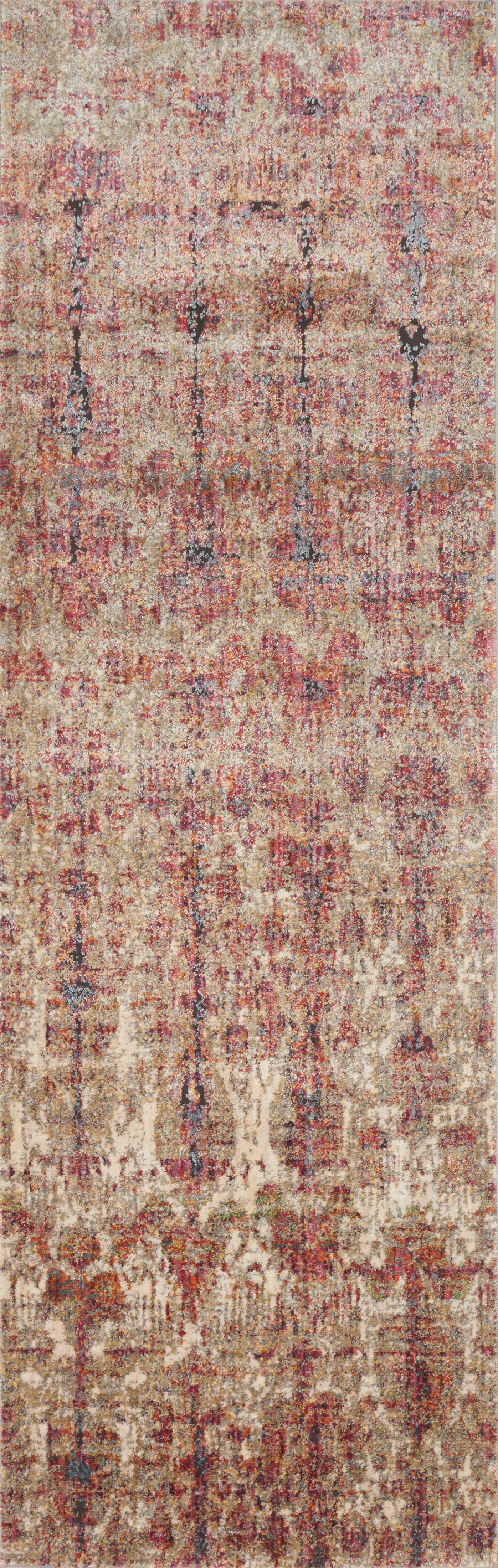 Loloi Javari JV-10 Drizzle / Berry Area Rug