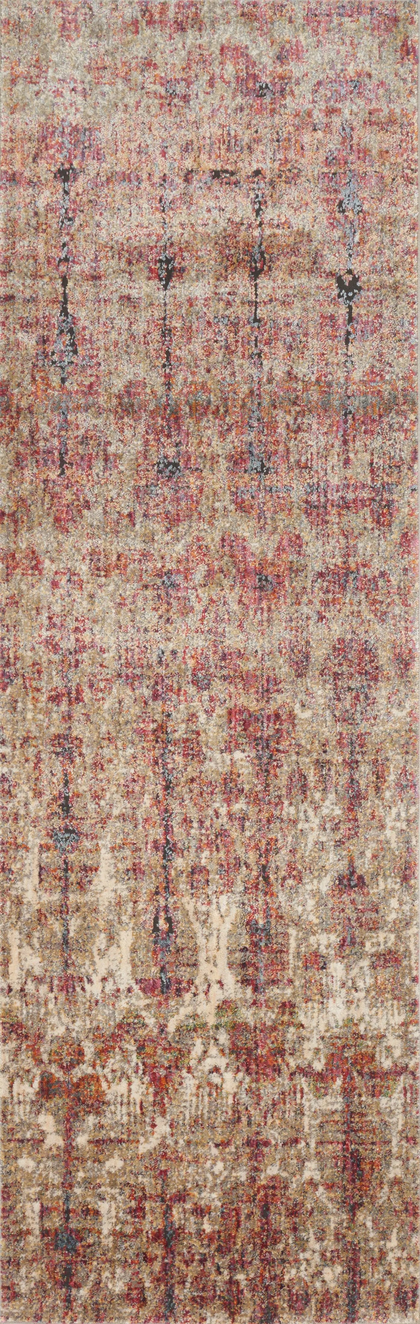 Javari JV-10 Drizzle / Berry Area Rug by Loloi