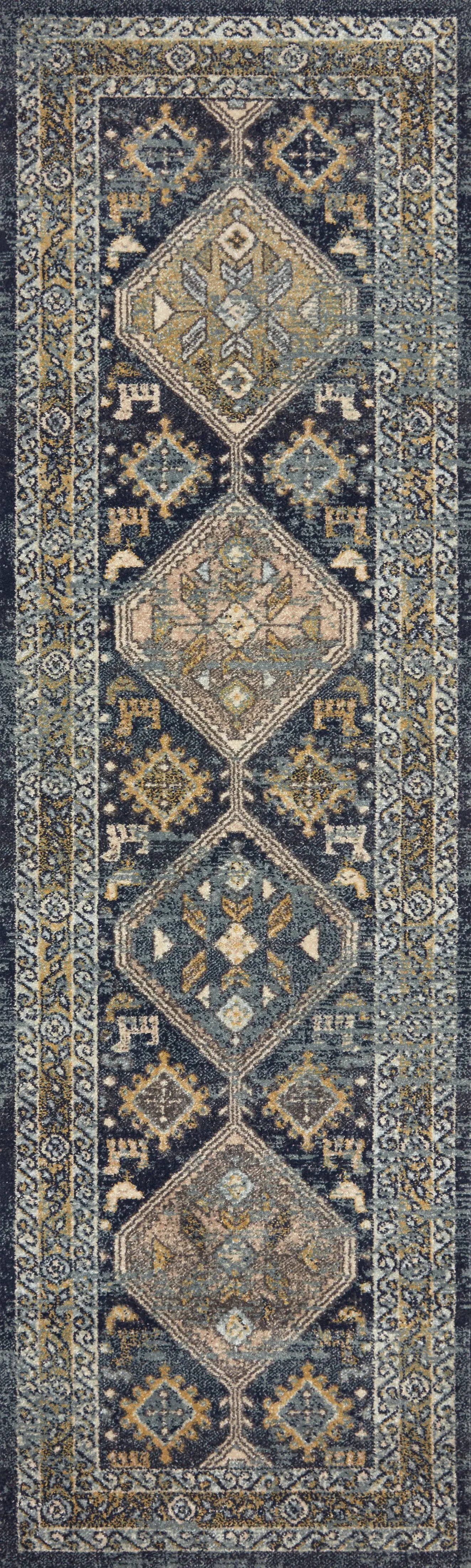 Jocelyn JOC-02 Navy / Blue Area Rug by Loloi