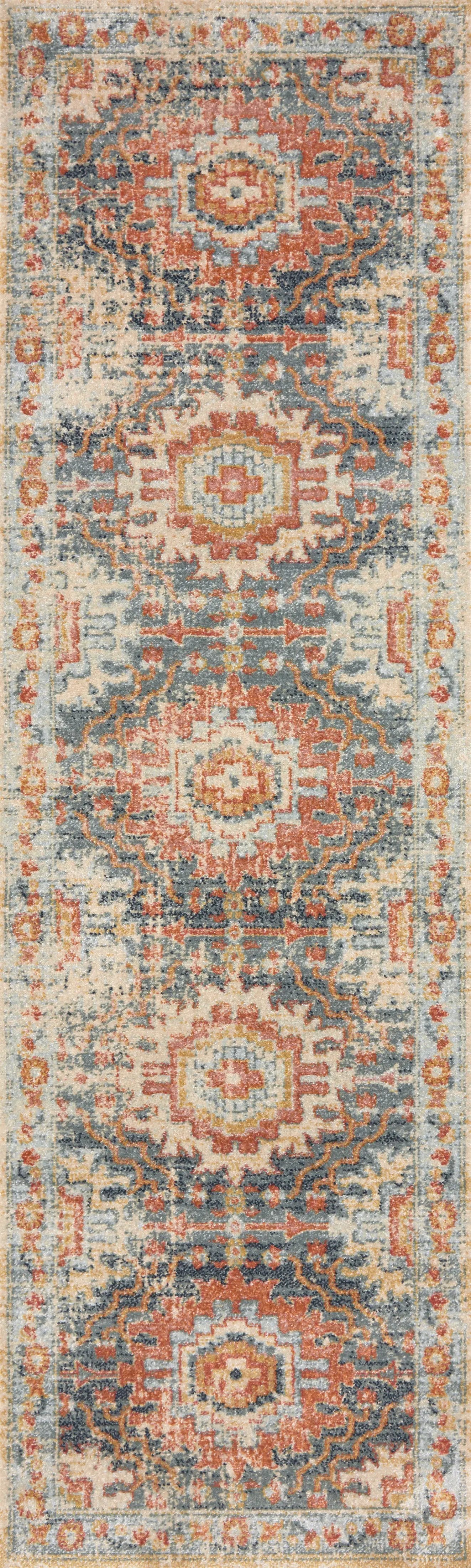 Jocelyn JOC-03 Mist / Multi Area Rug by Loloi