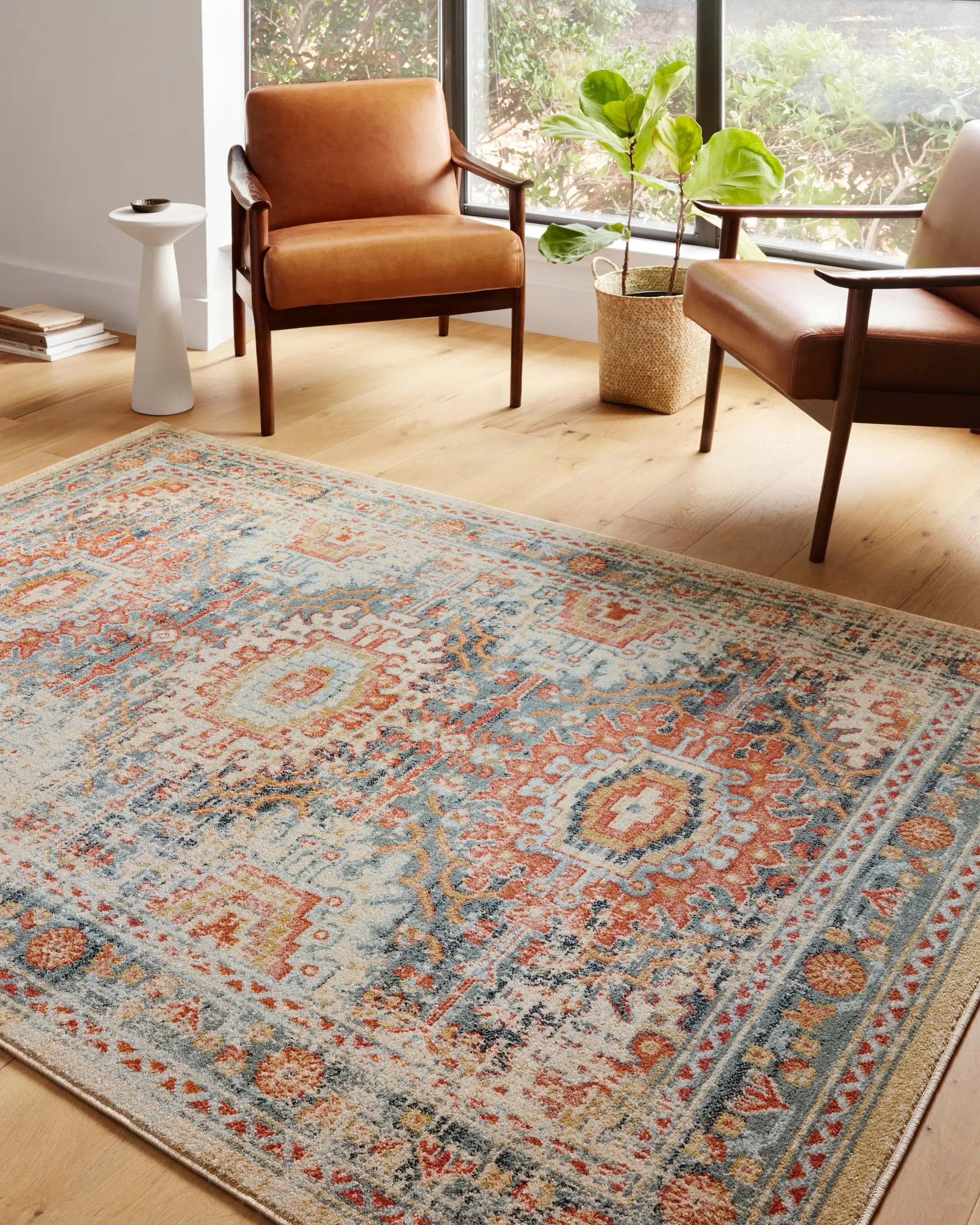 Jocelyn JOC-03 Mist / Multi Area Rug by Loloi