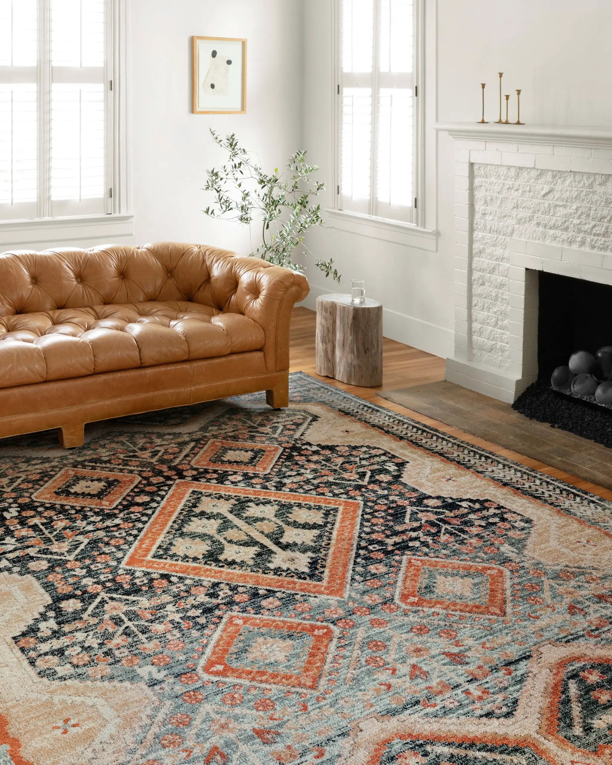 Jocelyn JOC-05 Navy / Multi Area Rug by Loloi