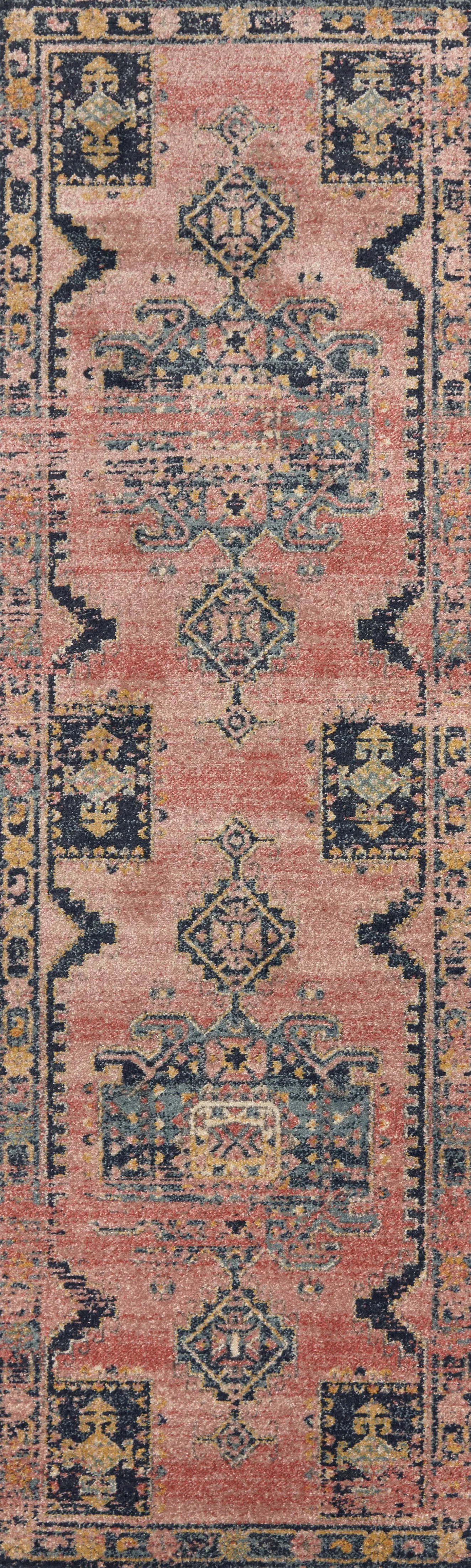 Jocelyn JOC-06 Rose / Rose Area Rug by Loloi
