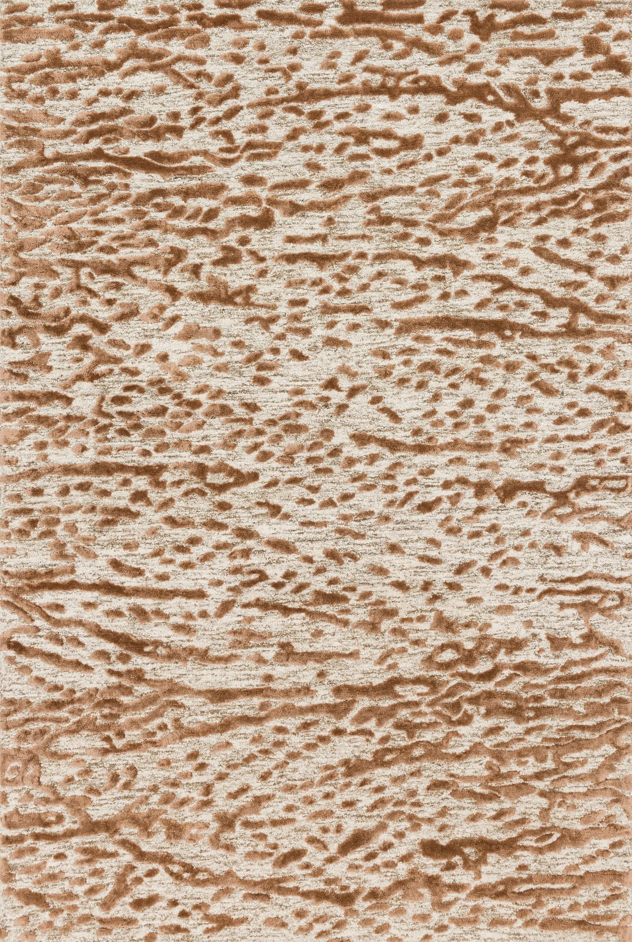 Juneau JY-01 Oatmeal / Terracotta Area Rug by Loloi