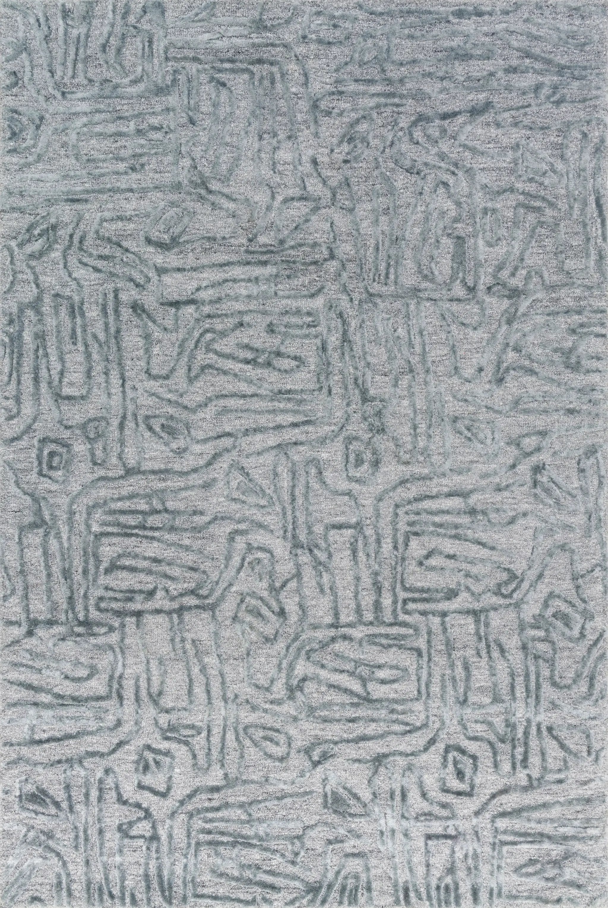 Juneau JY-06 Lt. Blue / Lt. Blue Area Rug by Loloi