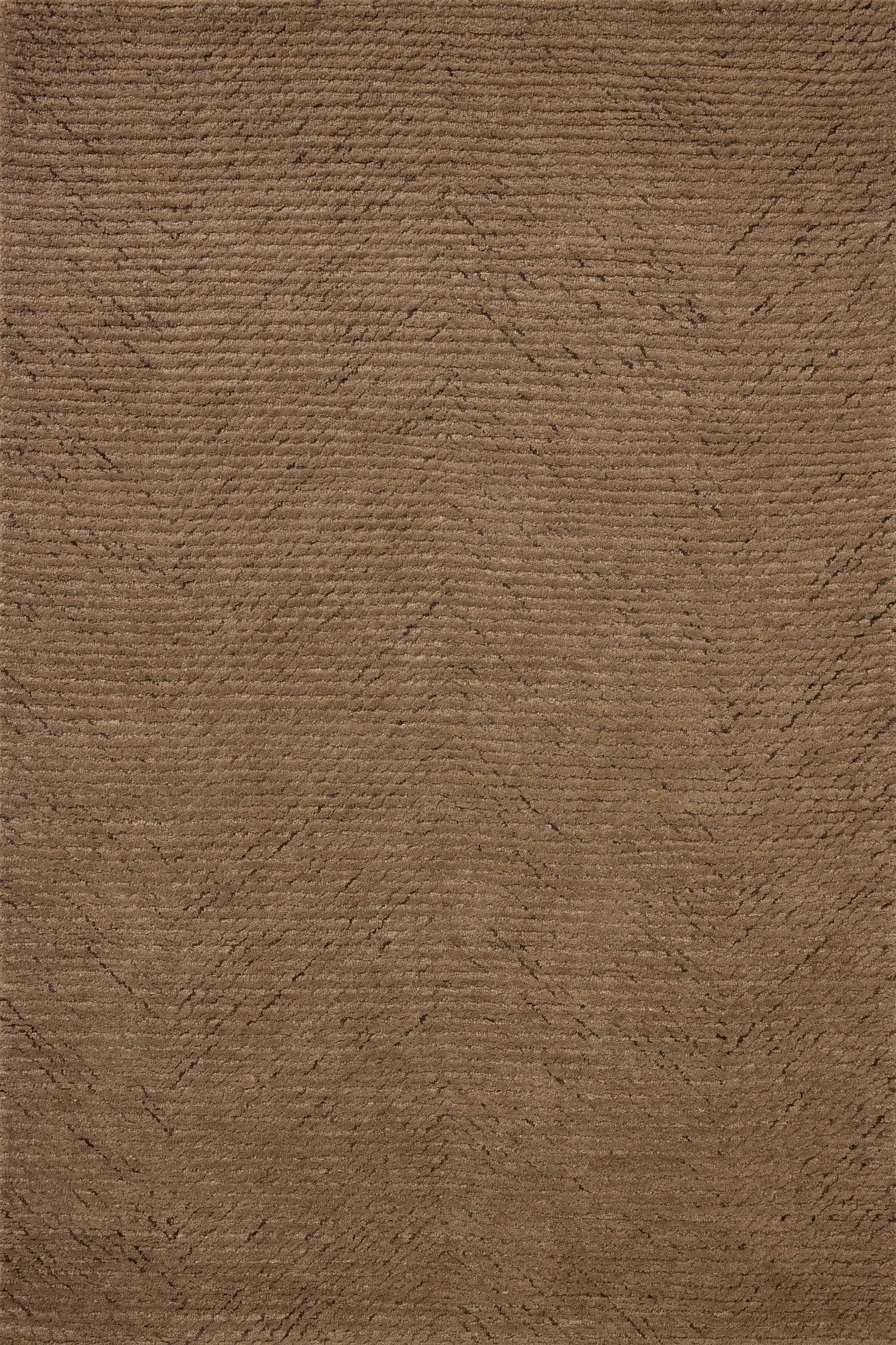 The Kai KAI-01 Pebble Area Rug highlights subtle pebble tones and ribbed texture in a beautifully made hand-tufted wool area rug