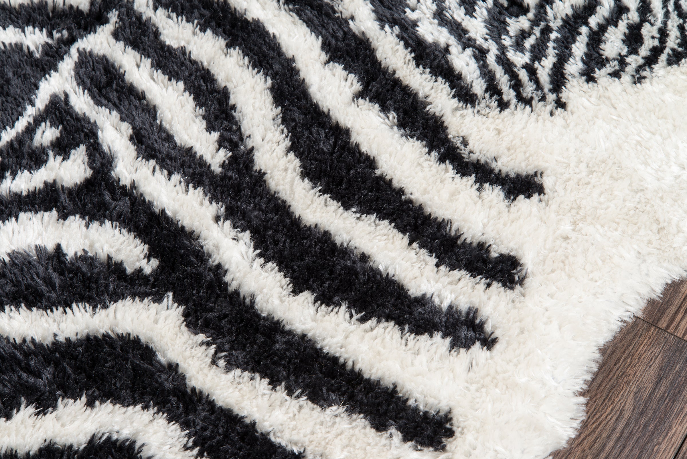 Novogratz Kalahari KAL-1 Black Hand Tufted Area Rug by Momeni