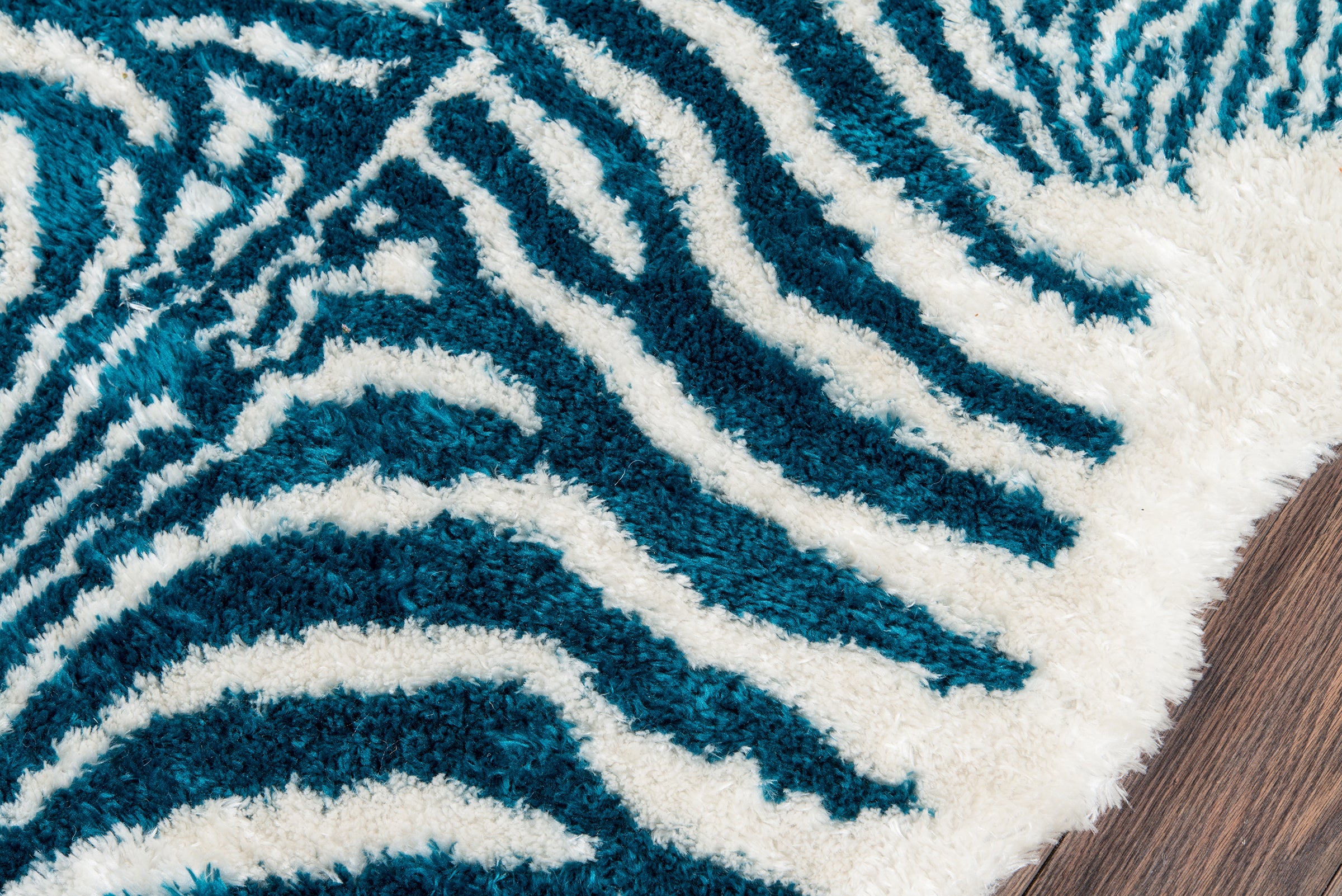 Novogratz Kalahari KAL-1 Turquoise Hand Tufted Area Rug by Momeni