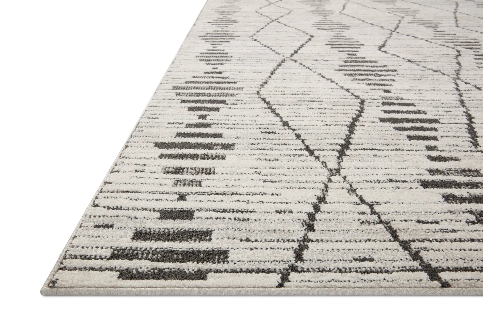 Kamala KAM-02 Charcoal / Dove Area Rug by Loloi