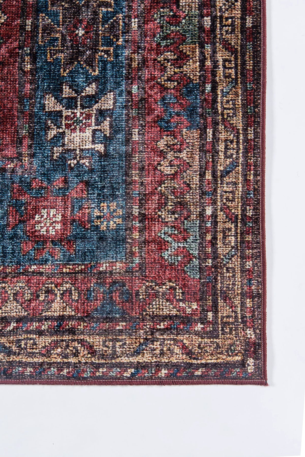 Karachi KAR-1 Burgundy Area Rug by Momeni