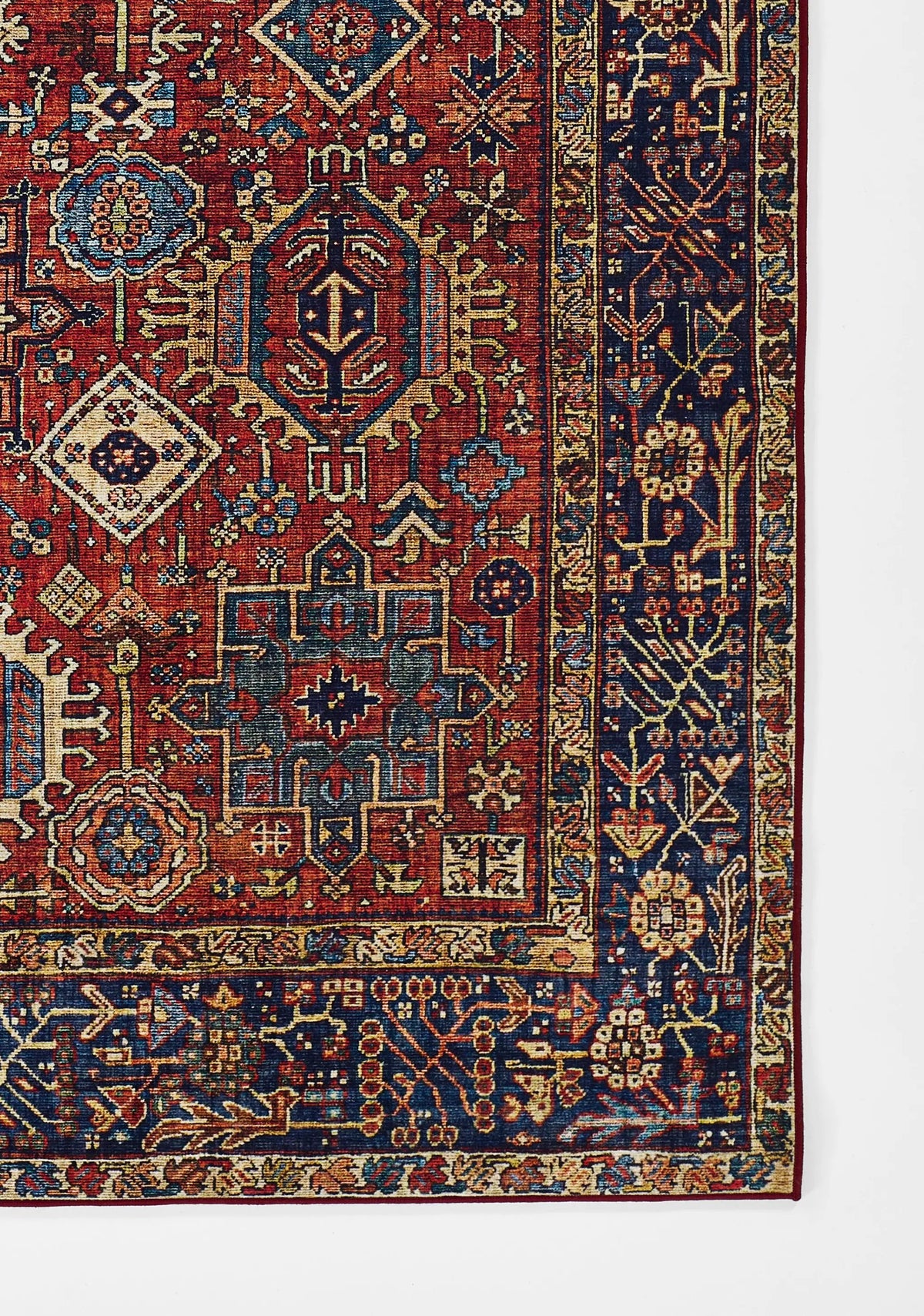 Karachi KAR-2 Rust Area Rug by Momeni