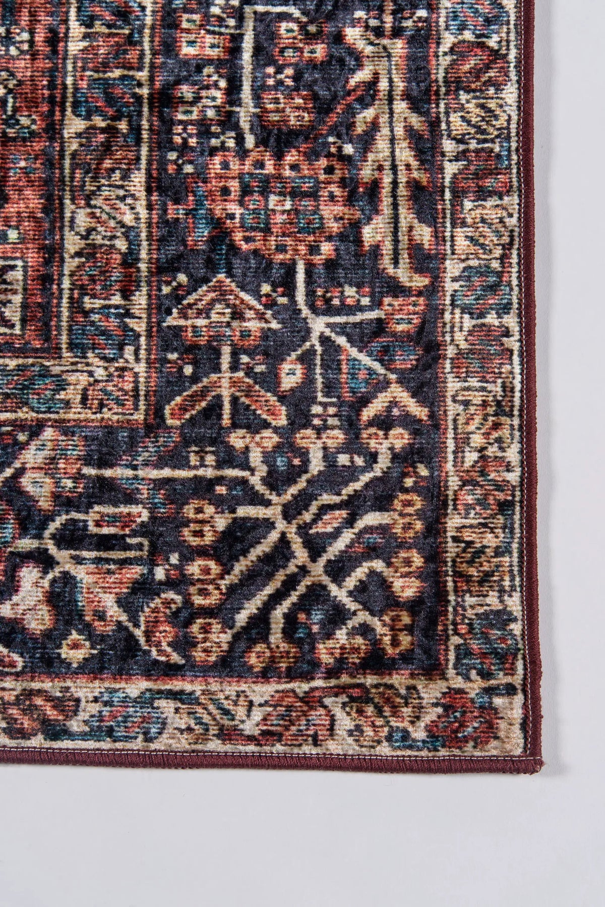Karachi KAR-2 Rust Area Rug by Momeni