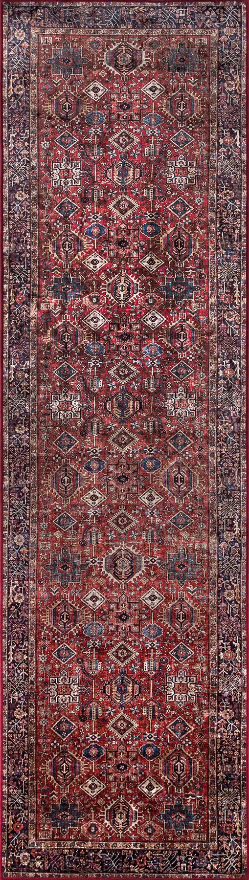 Karachi KAR-2 Rust Area Rug by Momeni