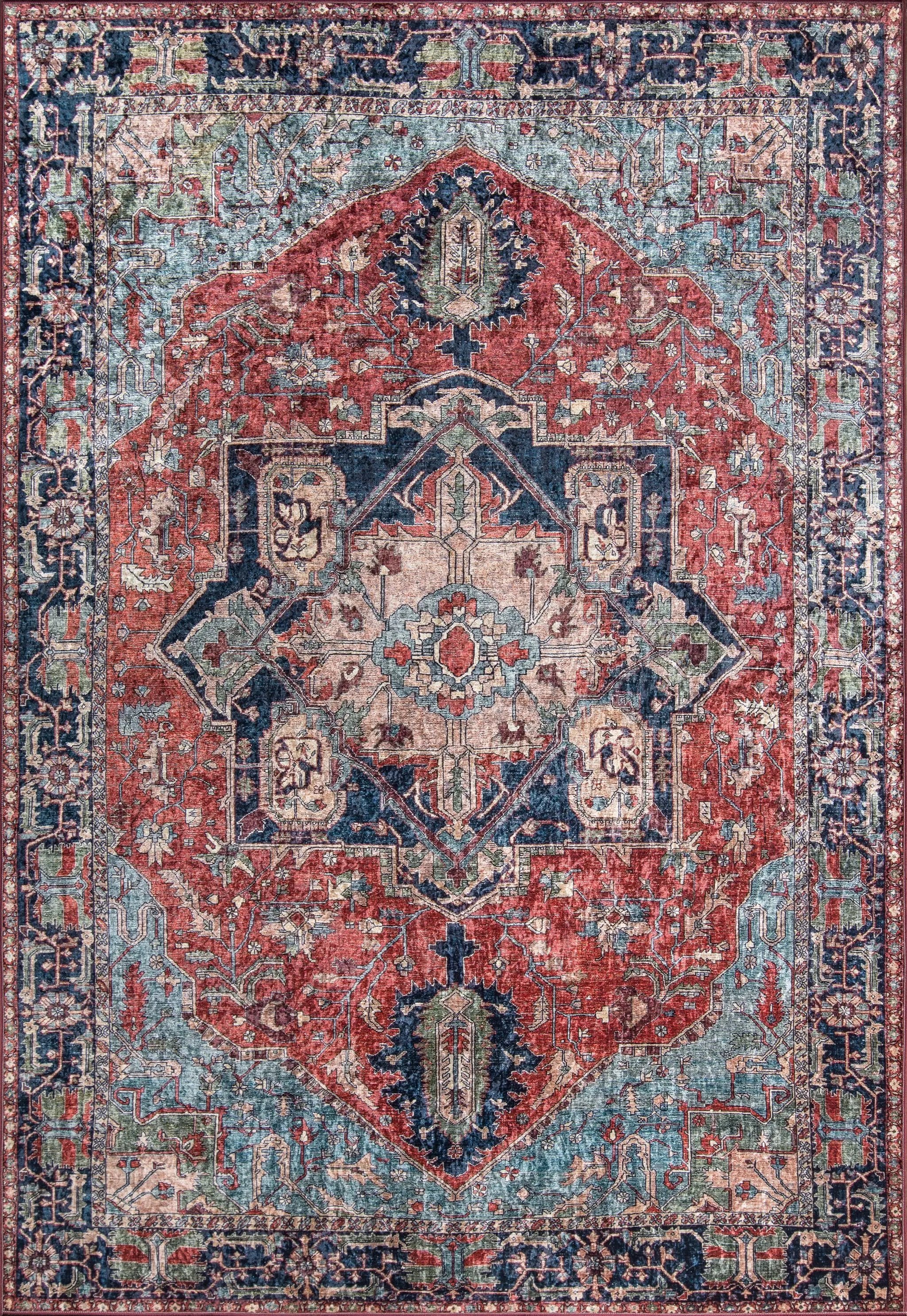Karachi KAR-3 Multicolor Area Rug by Momeni