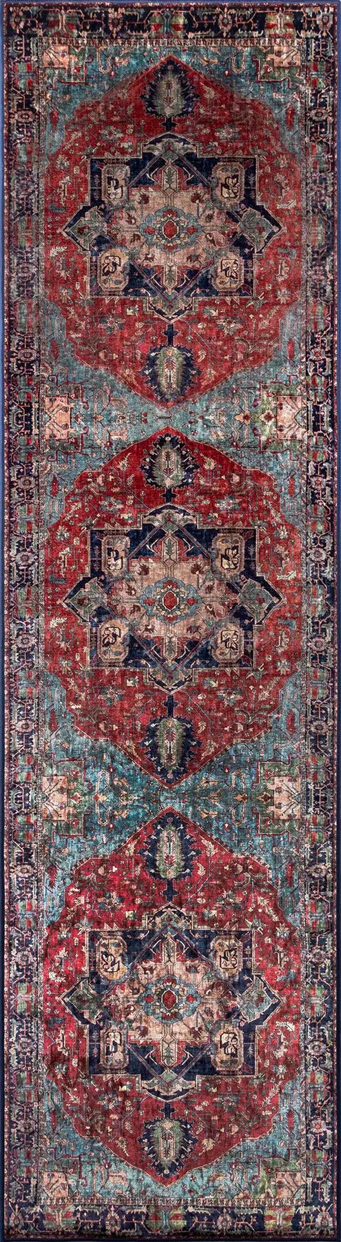 Karachi KAR-3 Multicolor Area Rug by Momeni