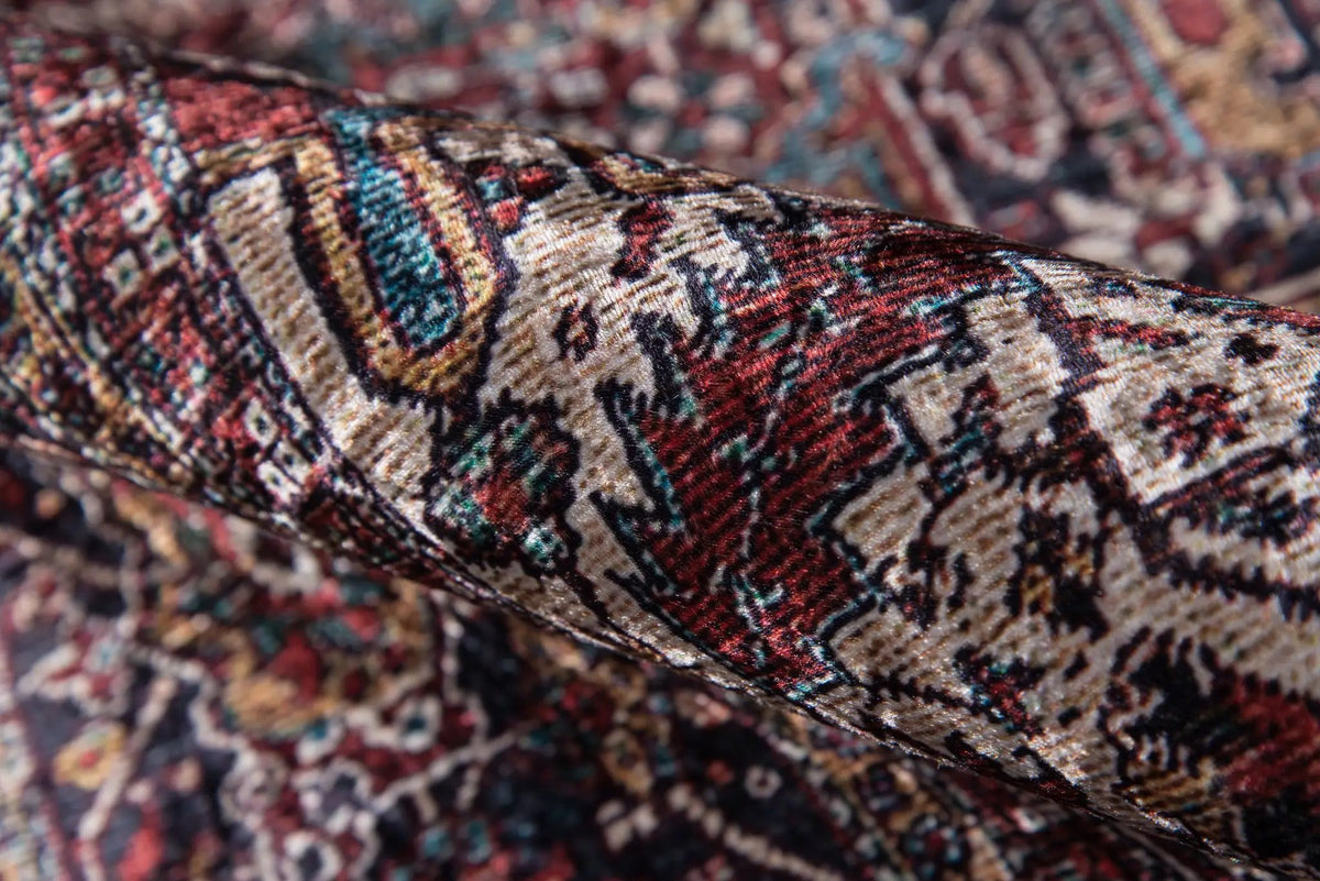 Karachi KAR-4 Burgundy Area Rug by Momeni