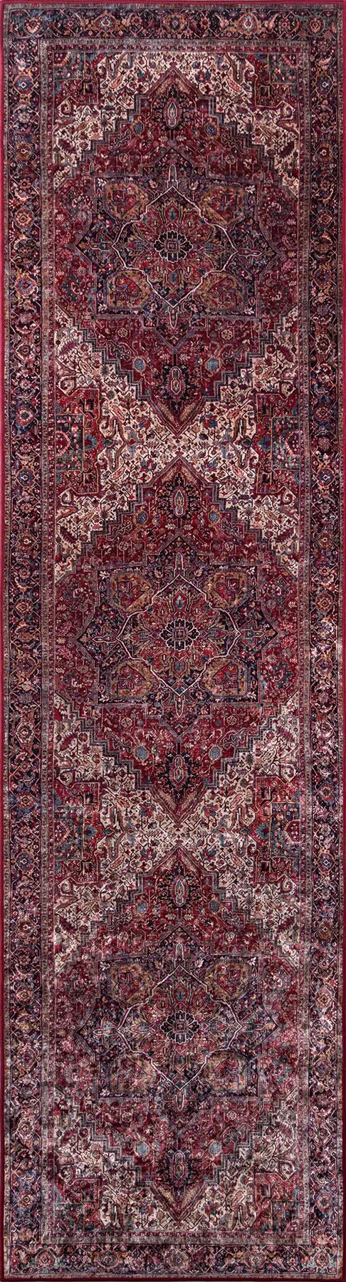 Karachi KAR-4 Burgundy Area Rug by Momeni
