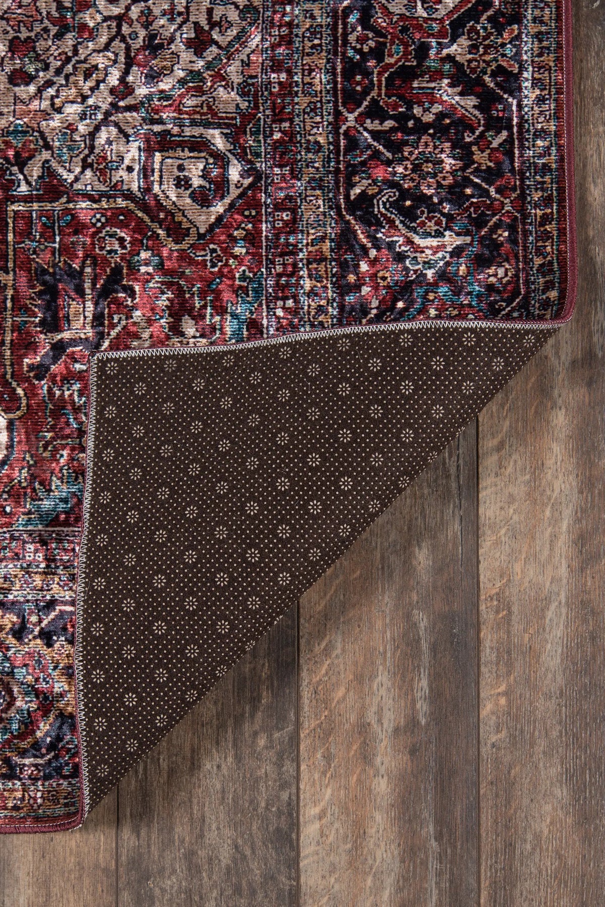 Karachi KAR-4 Burgundy Area Rug by Momeni