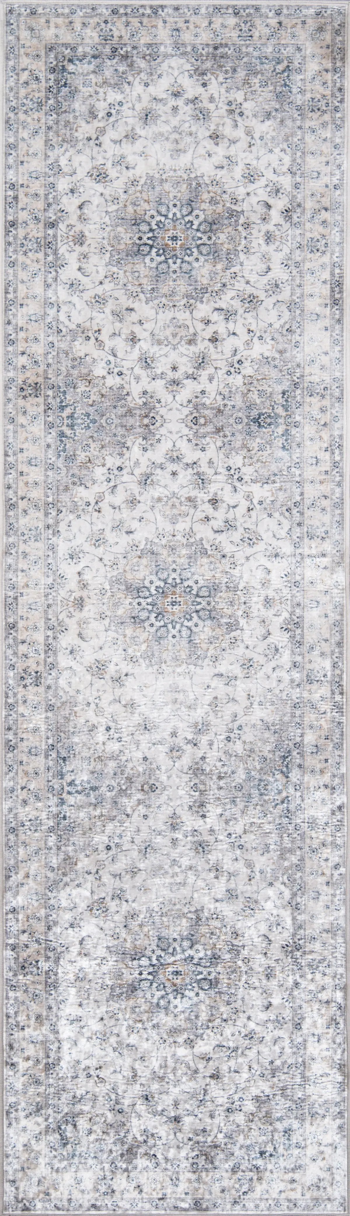 Karachi KAR-7 Gray Area Rug by Momeni