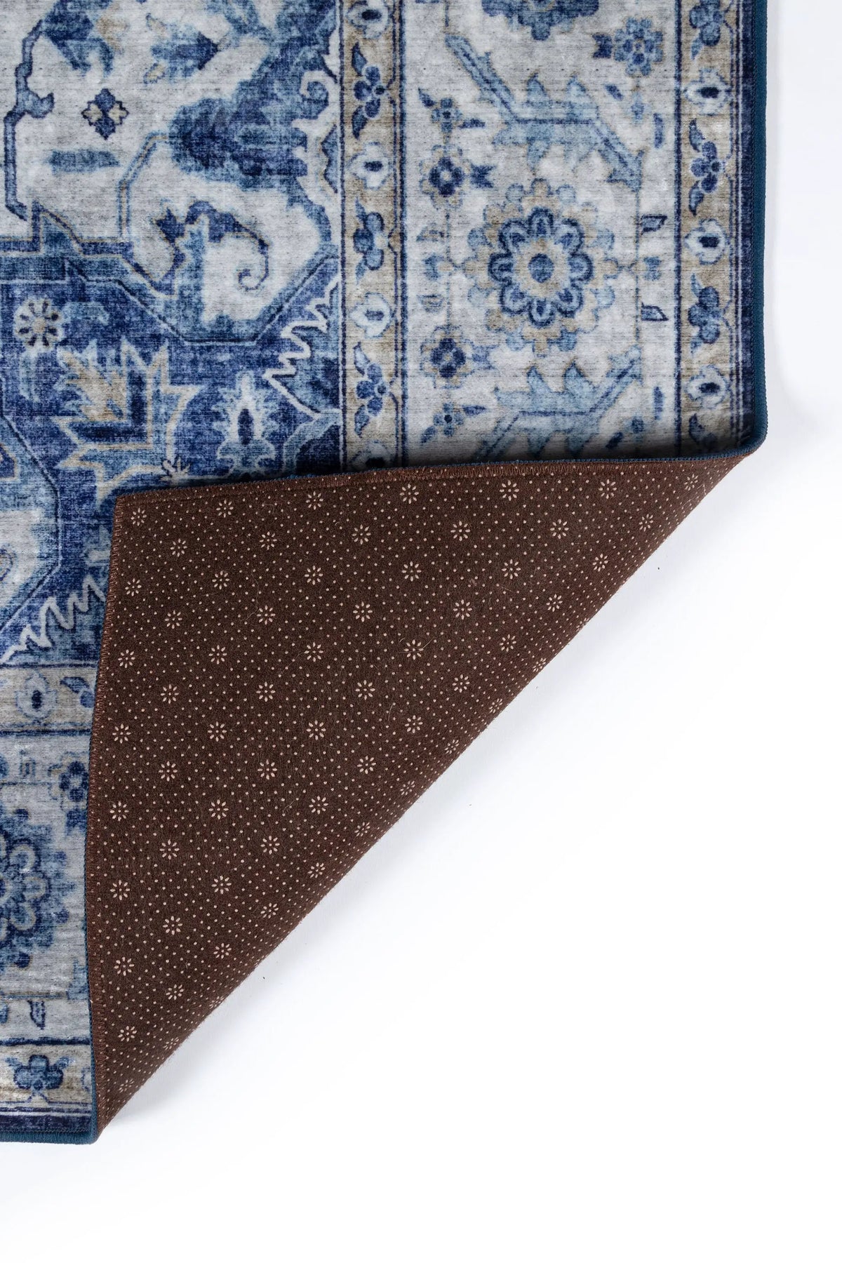 Karachi KAR-8 Blue Area Rug by Momeni