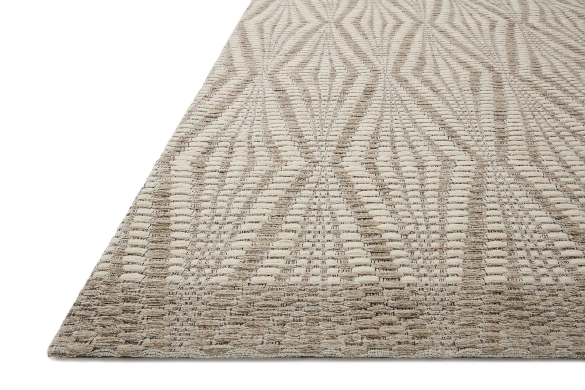 Kenzie KNZ-01 Ivory / Taupe Area Rug by Loloi