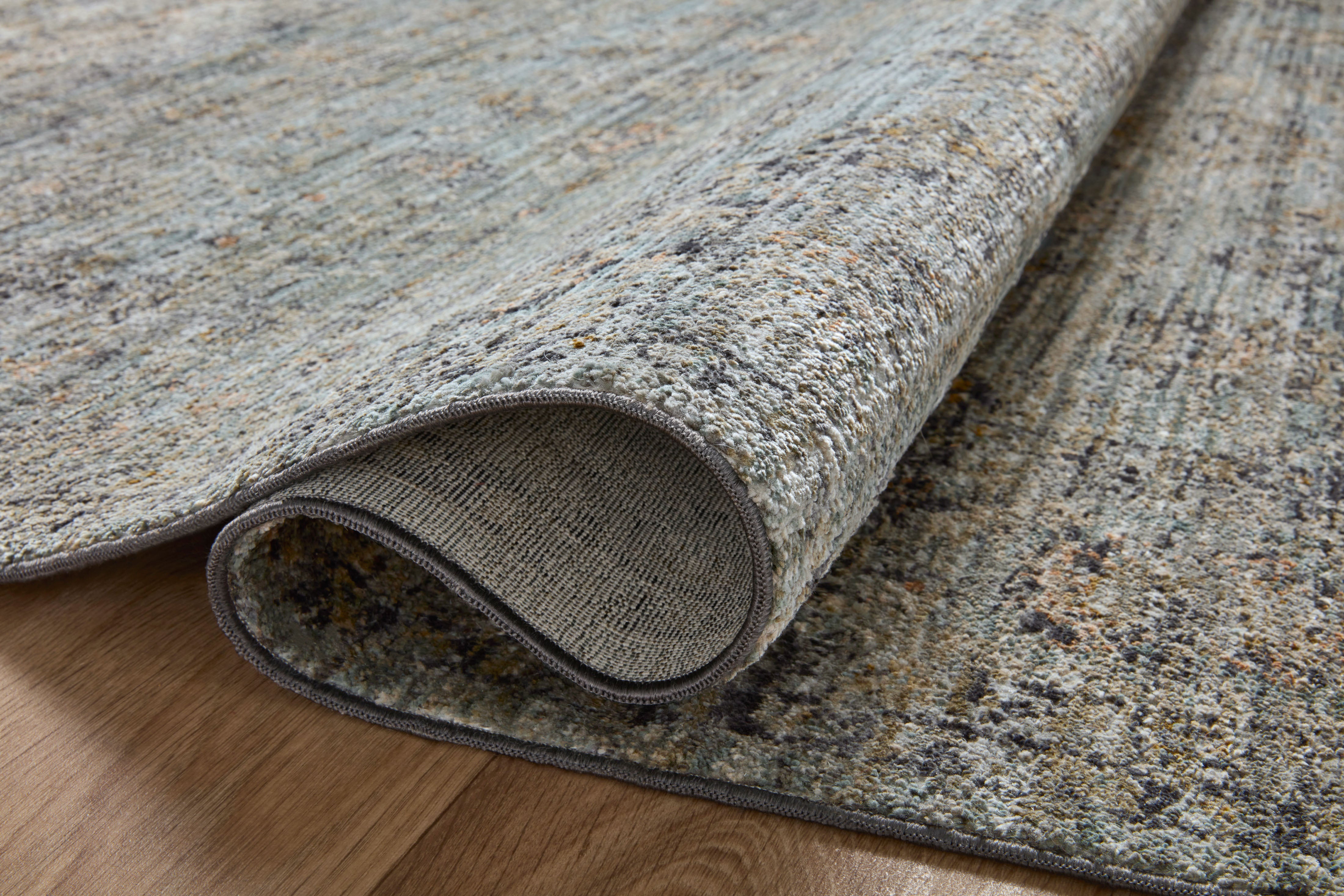 Jean Stoffer x Loloi Katherine KES-01 Ocean / Gold Area Rug