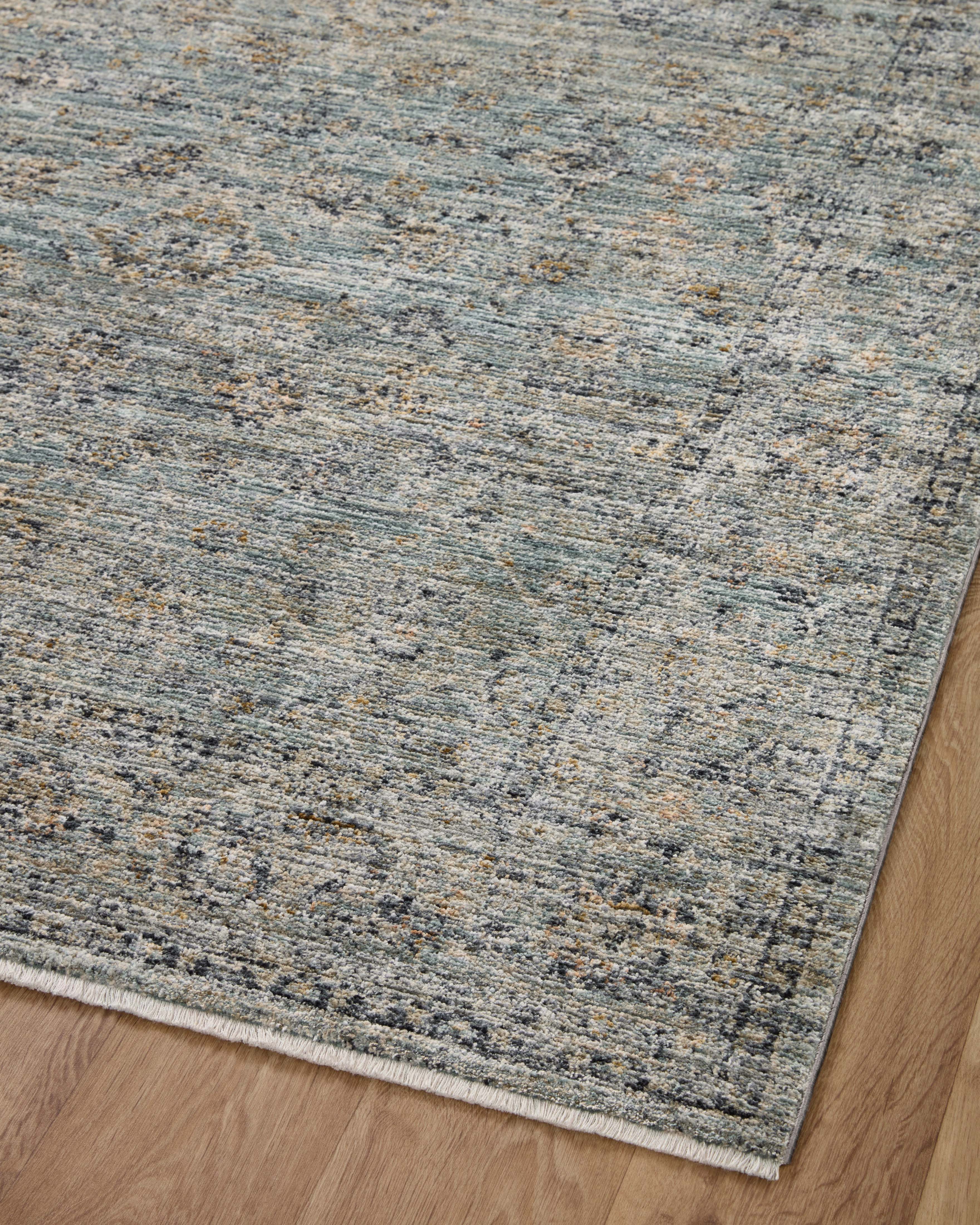 Jean Stoffer x Loloi Katherine KES-01 Ocean / Gold Area Rug