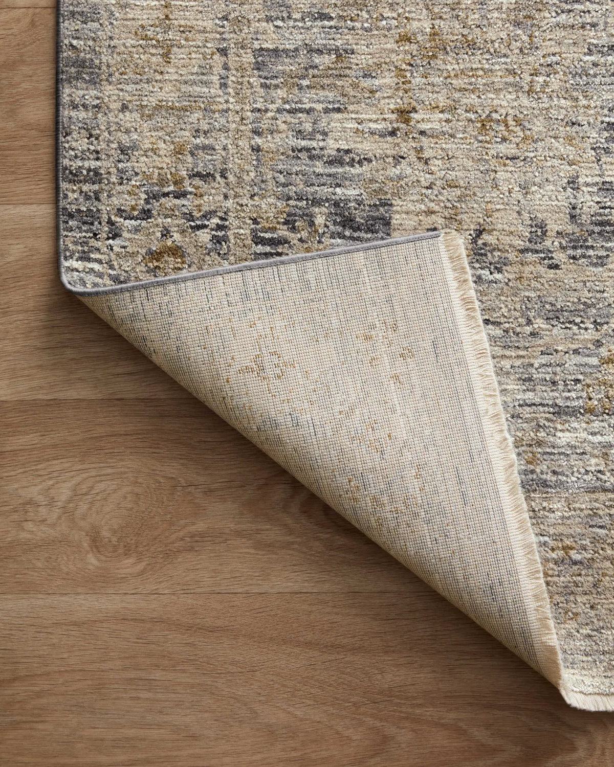 Katherine KES-02 Charcoal / Gold Area Rug by Jean Stoffer x Loloi
