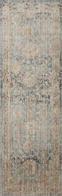 Jean Stoffer x Loloi Katherine KES-02 Ocean / Coral Area Rug