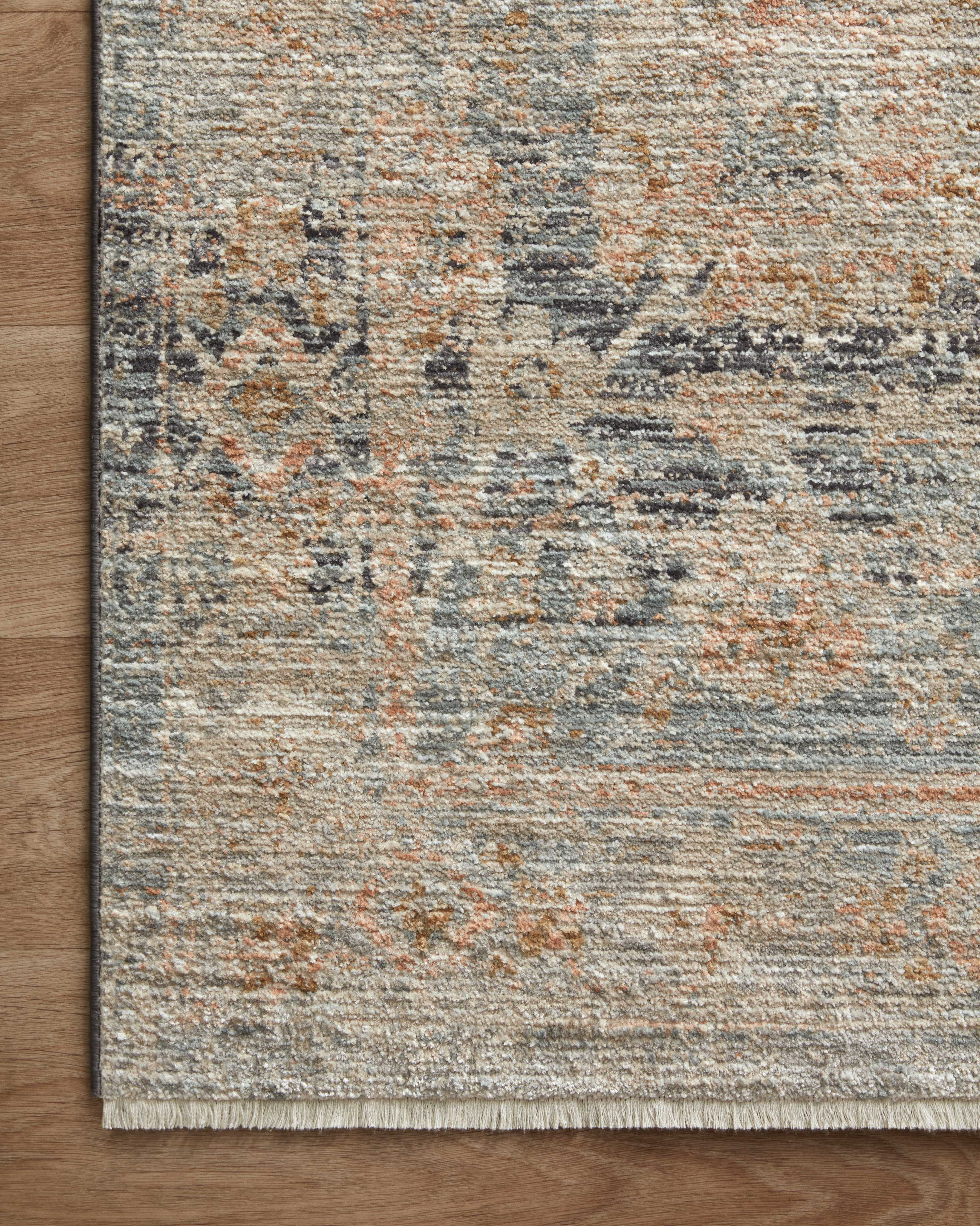Jean Stoffer x Loloi Katherine KES-02 Ocean / Coral Area Rug