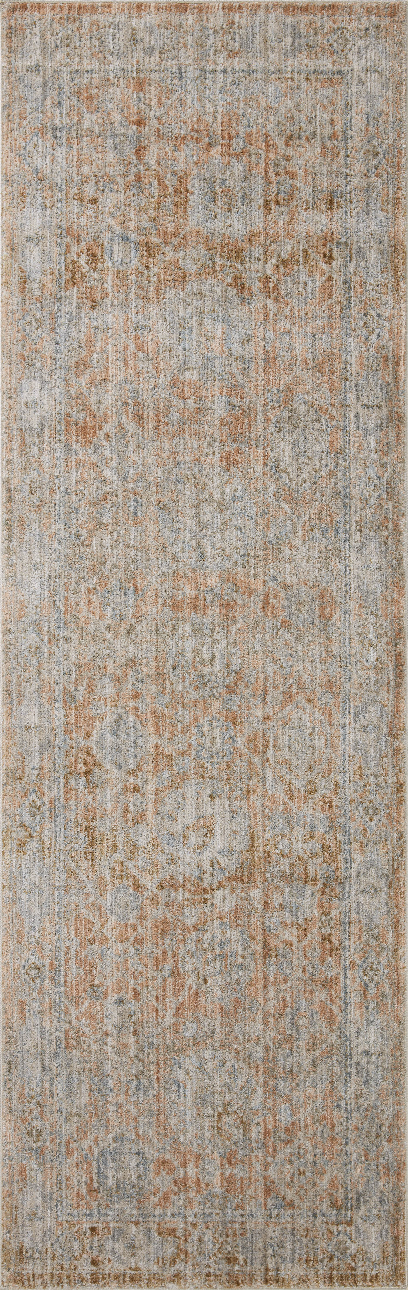 Katherine KES-02 Terracotta / Smoke Area Rug by Jean Stoffer x Loloi