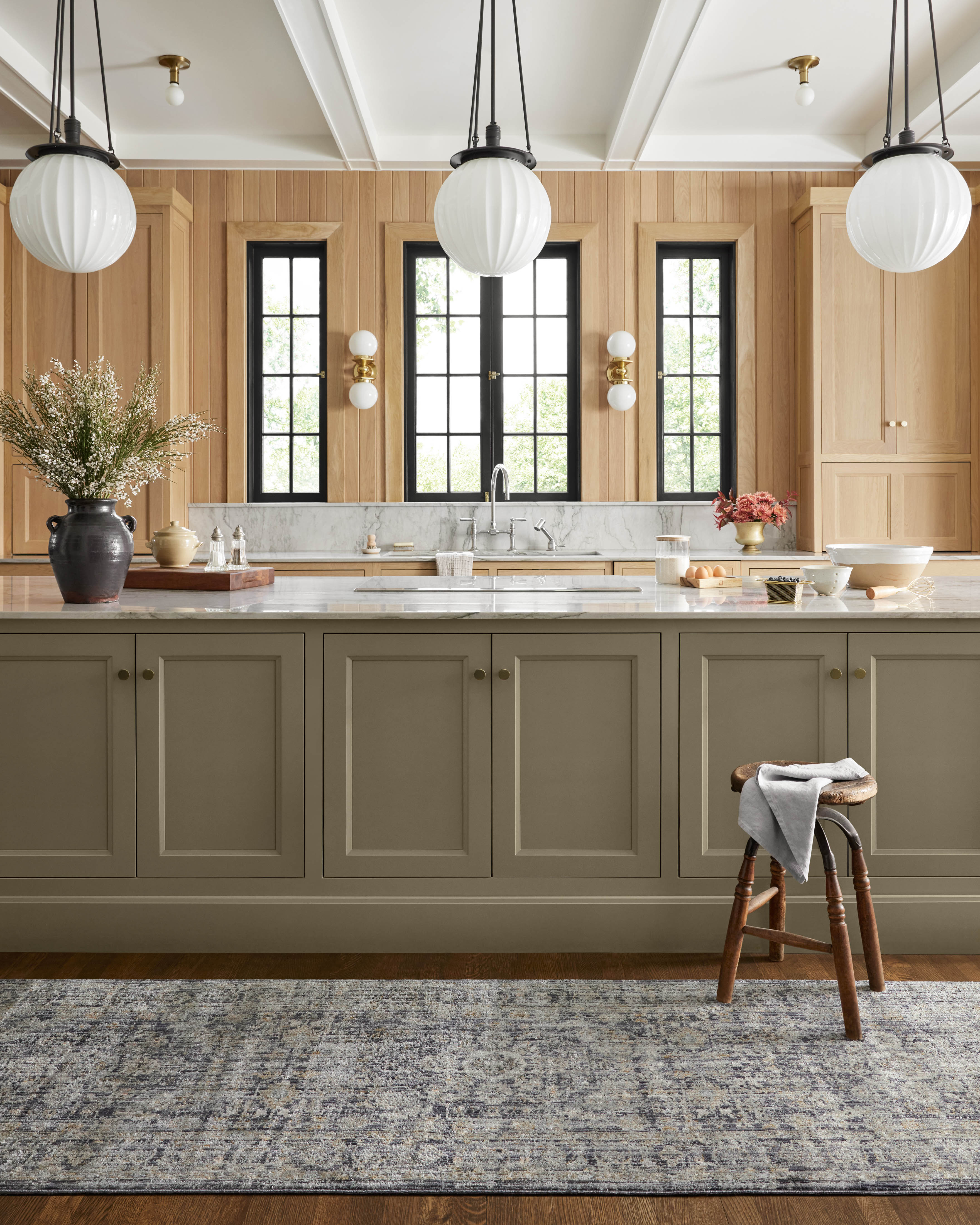 Jean Stoffer x Loloi Katherine KES-03 Midnight / Tobacco Area Rug