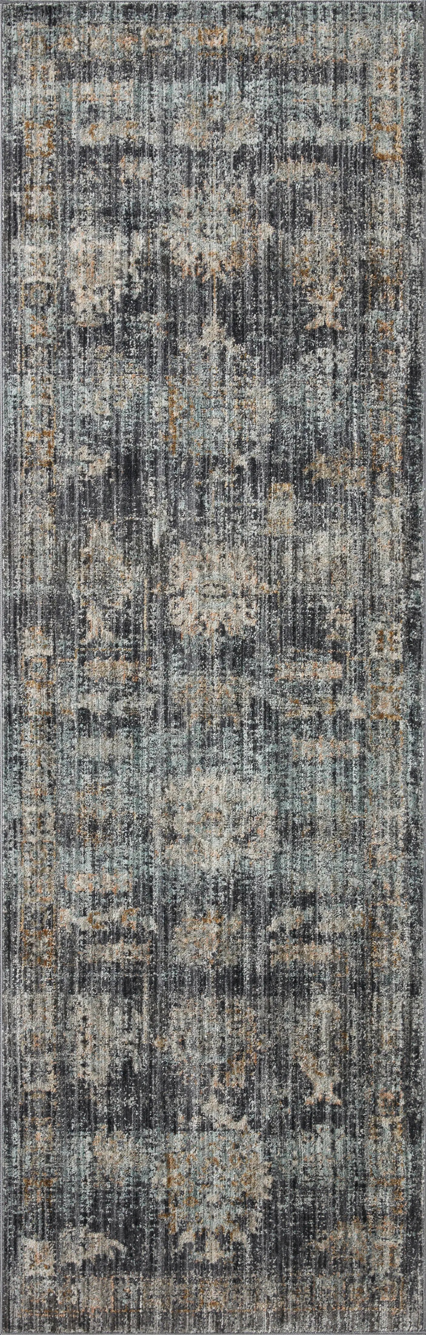 Katherine KES-04 Ink / Jade Area Rug by Jean Stoffer x Loloi