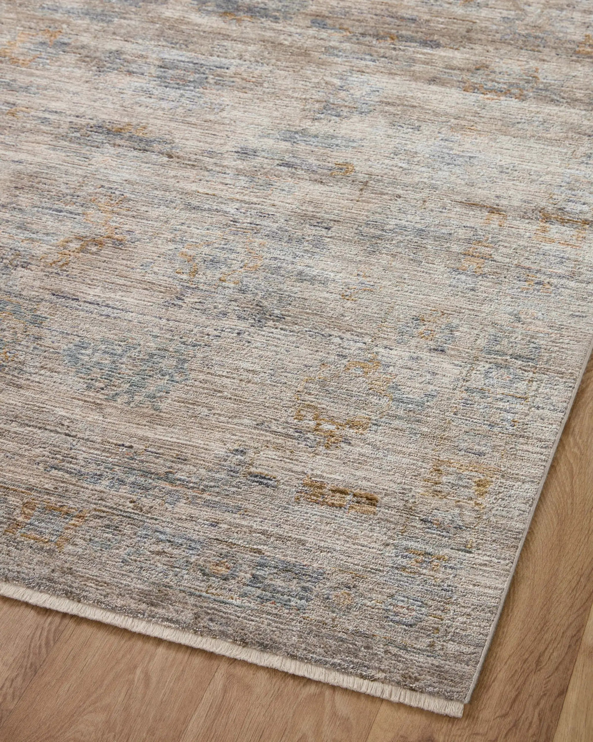 Katherine KES-04 Pebble / Ocean Area Rug by Jean Stoffer x Loloi