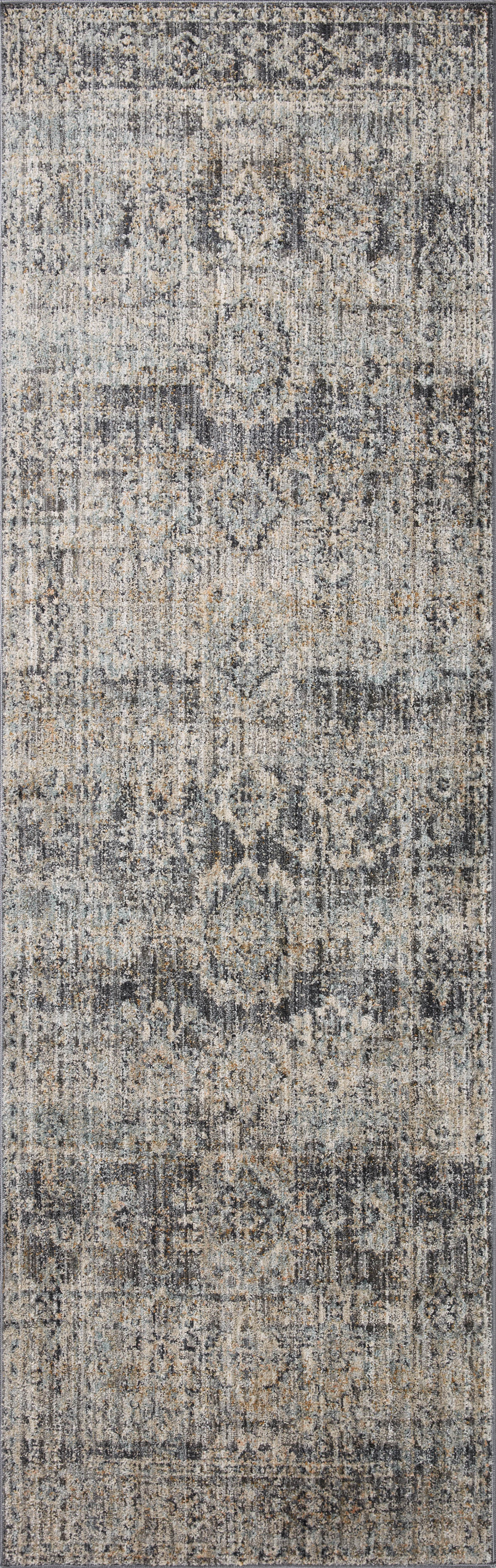 Jean Stoffer x Loloi Katherine KES-05 Graphite / Jade Area Rug