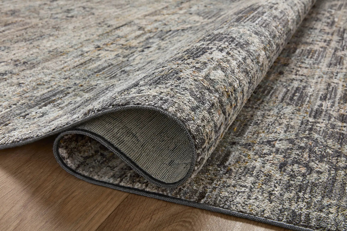 Katherine KES-05 Graphite / Jade Area Rug by Jean Stoffer x Loloi