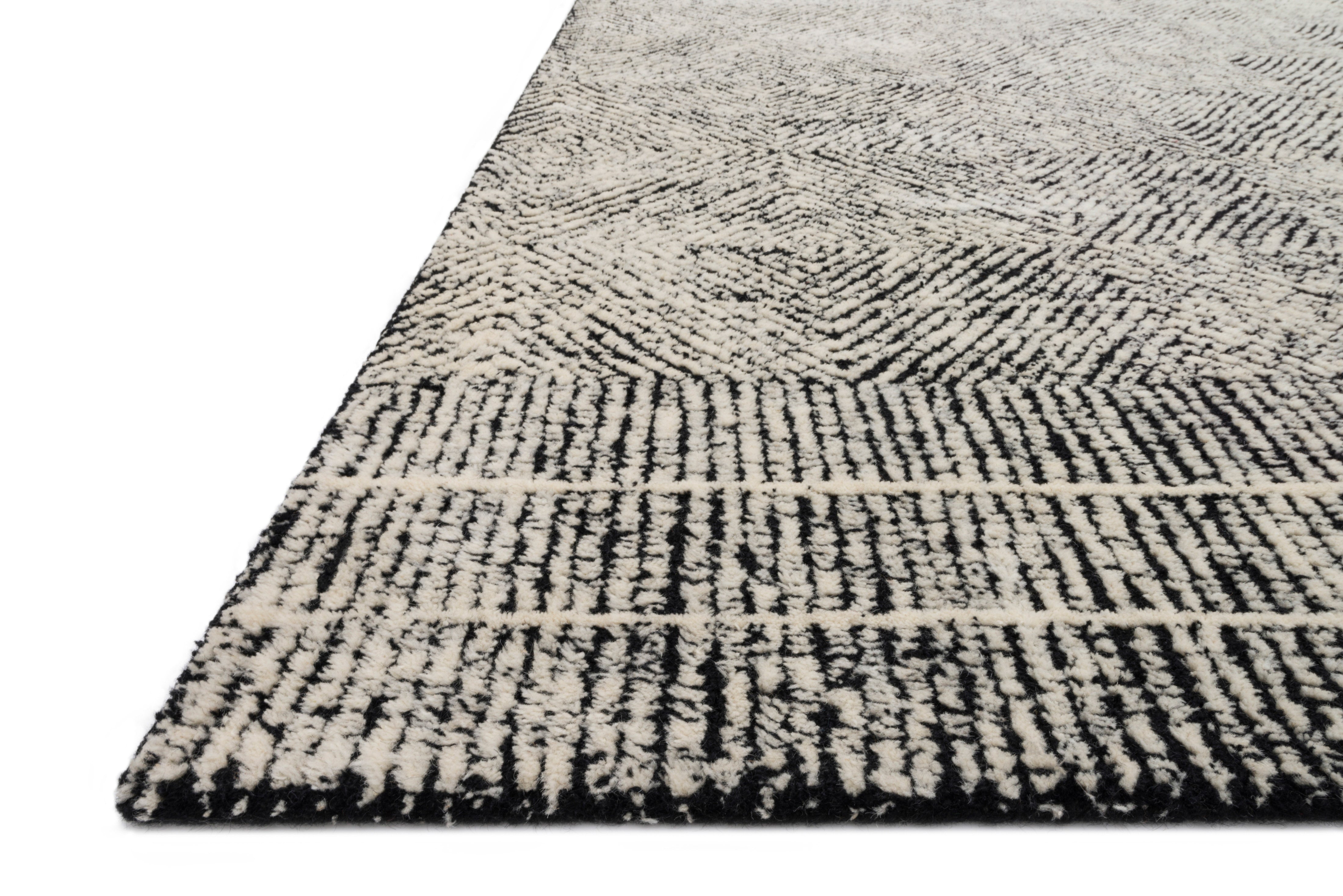 Loloi Kopa KO-01 Black / Ivory Area Rug