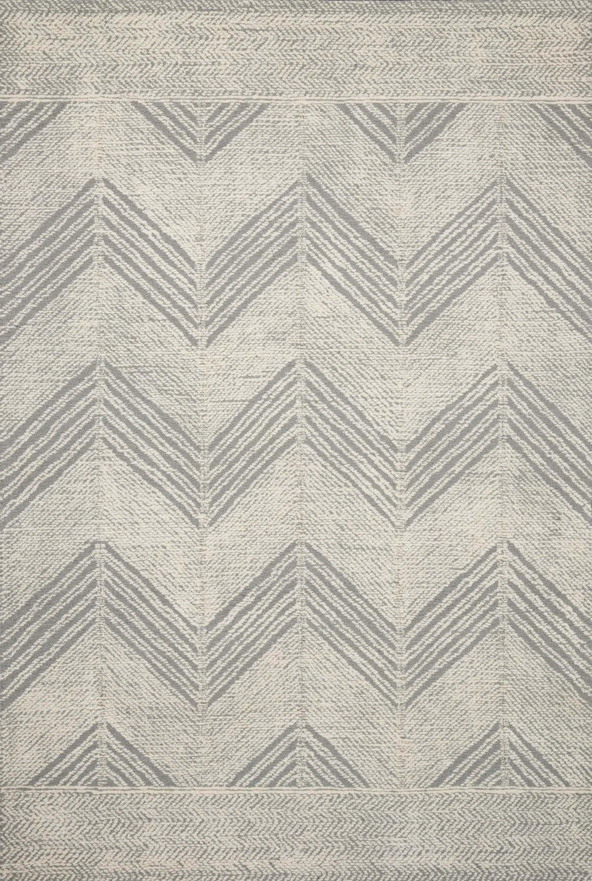 Kopa KO-02 Grey / Ivory Area Rug by Loloi