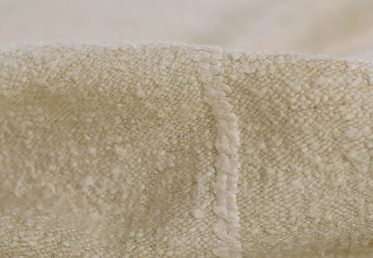 Koukila KOK-1 (Stitch) Ivory Area Rug by Pure Salt by Momeni