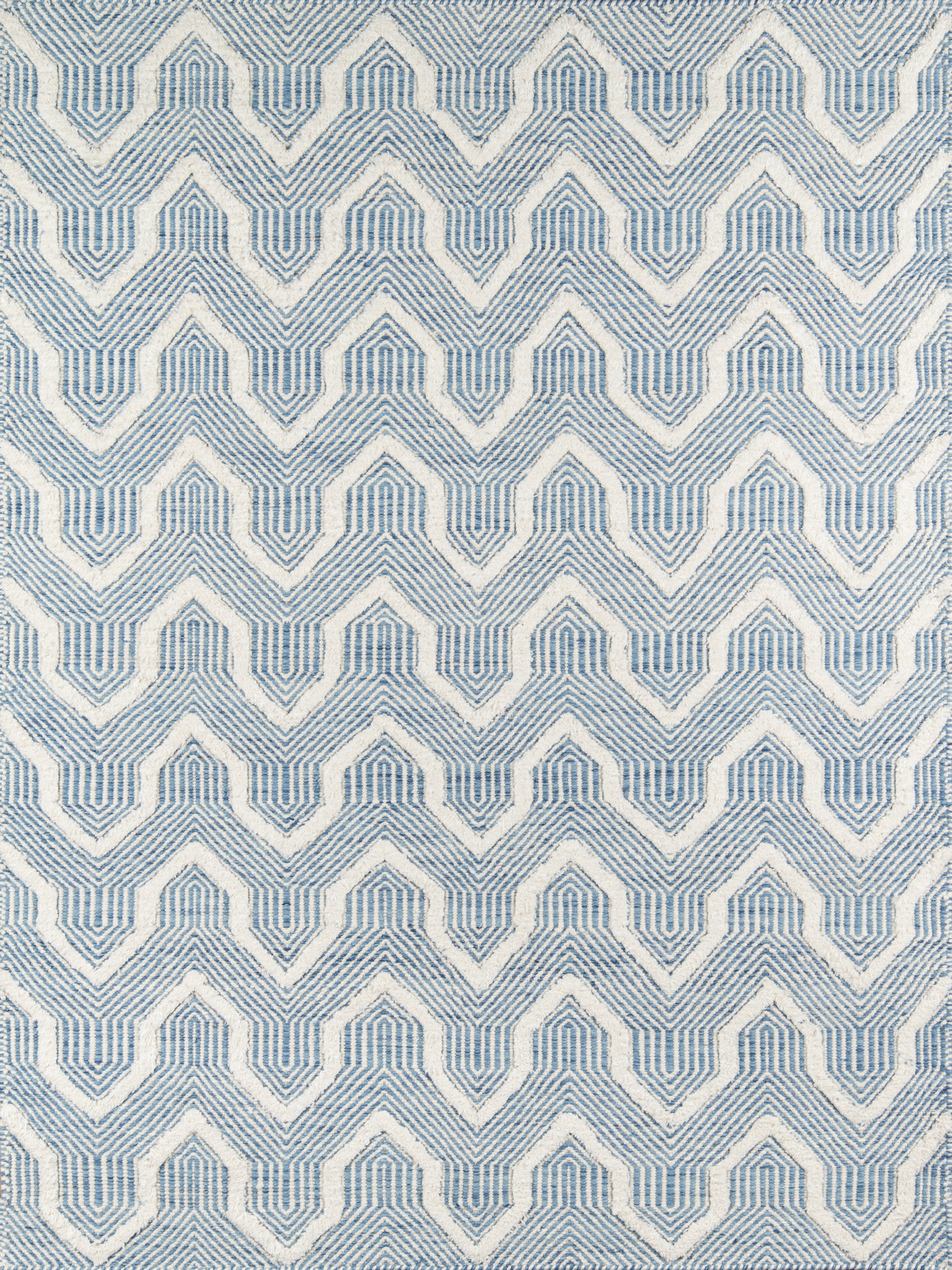 Erin Gates Langdon LGD-1 Blue Hand Woven Area Rug by Momeni