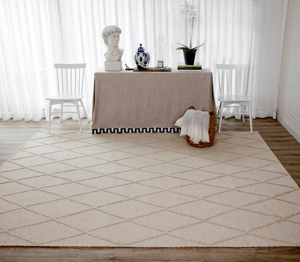 Erin Gates Langdon LGD-3 Beige Hand Woven Area Rug by Momeni