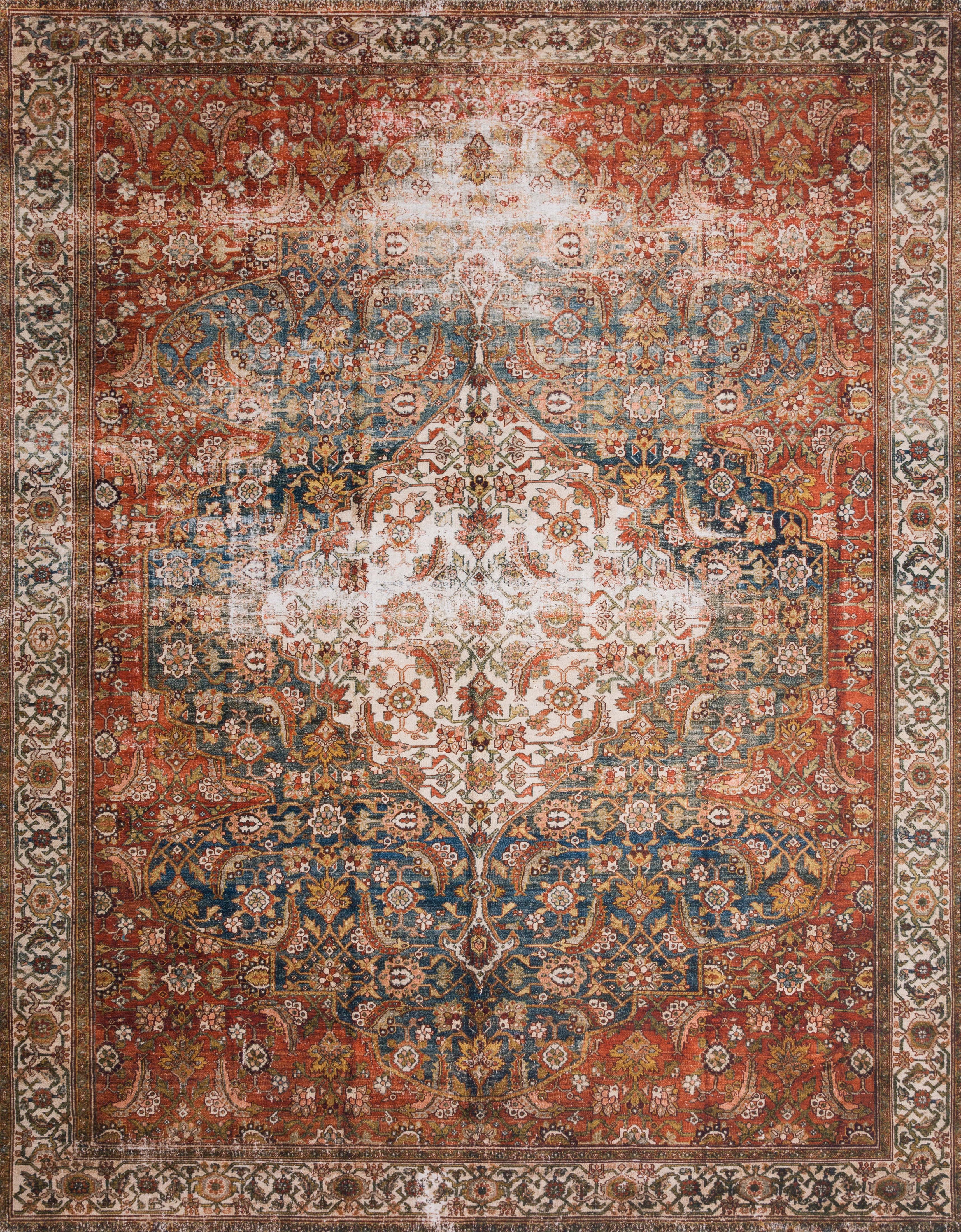 Loloi Layla LAY-05 Ocean / Multi Area Rug