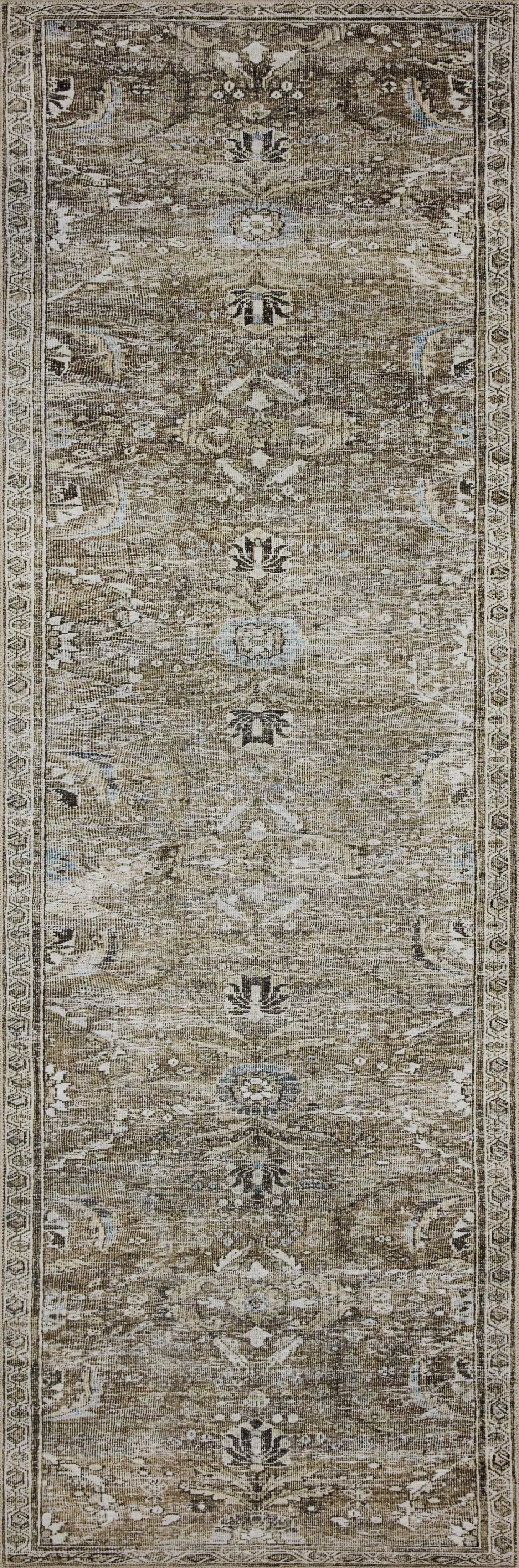 Layla LAY-13 Antique / Moss Area Rug by Loloi