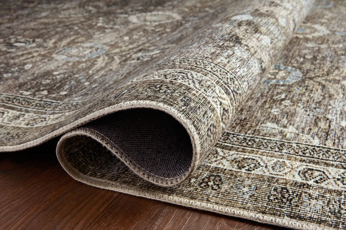 Layla LAY-13 Antique / Moss Area Rug by Loloi