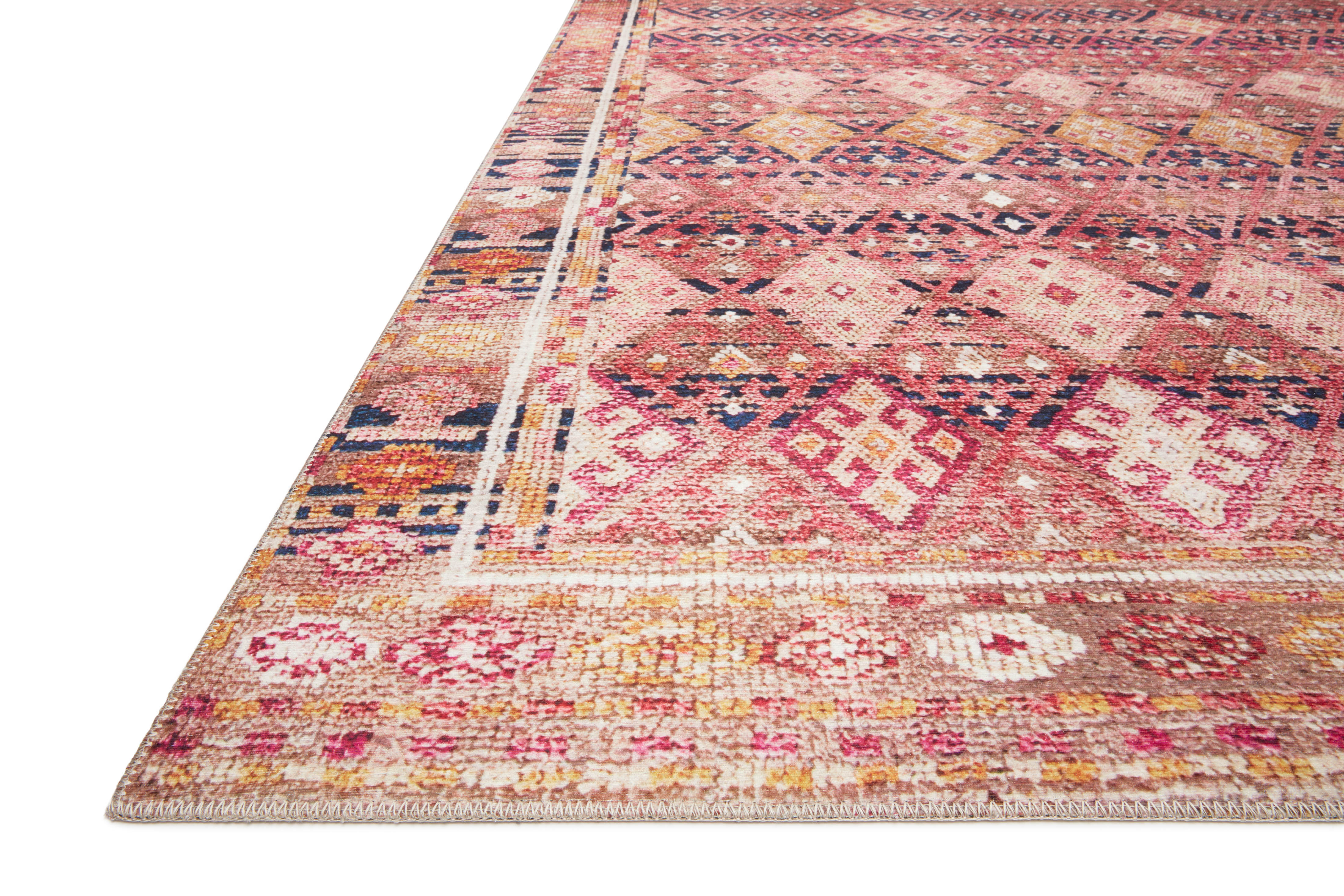 Loloi Layla LAY-15 Magenta / Multi Area Rug